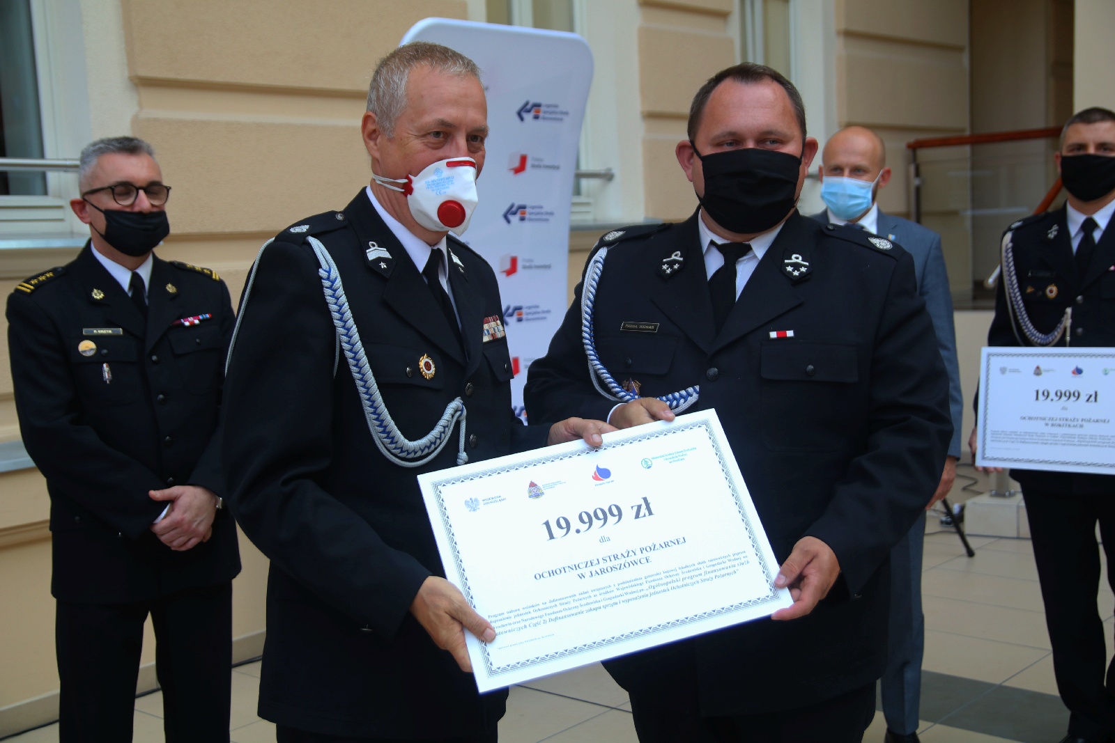 Wręczenie promes dla Ochotniczych Straży Pożarnych