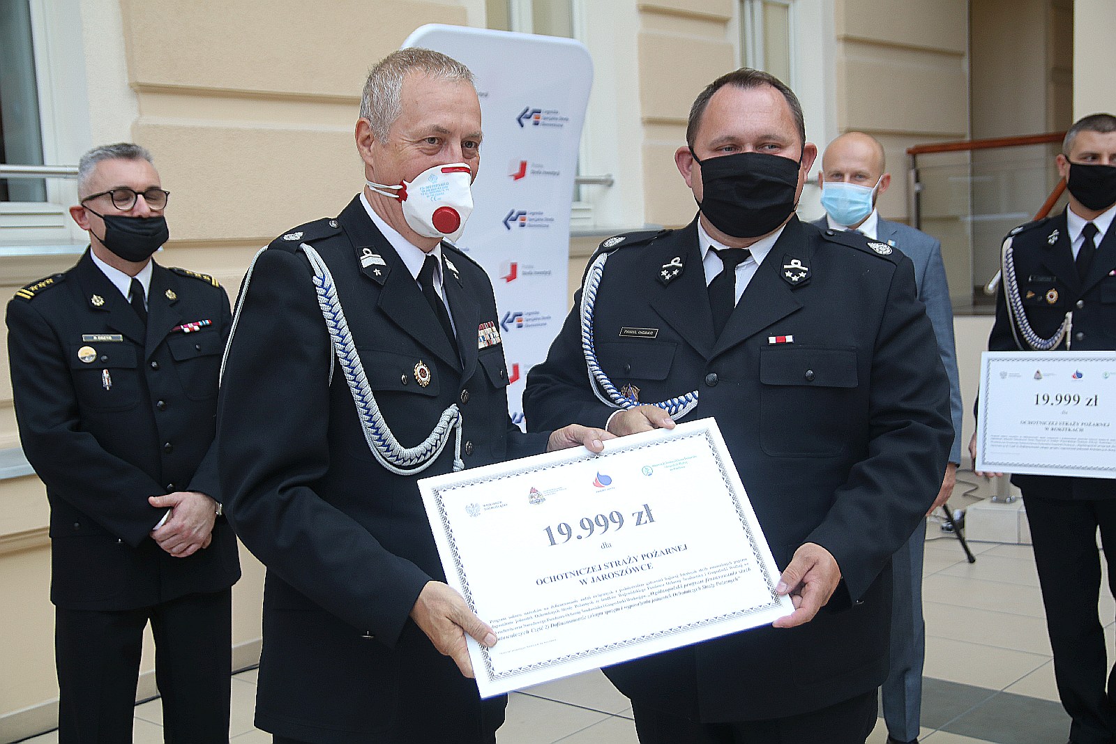 Wręczenie promes dla Ochotniczych Straży Pożarnych