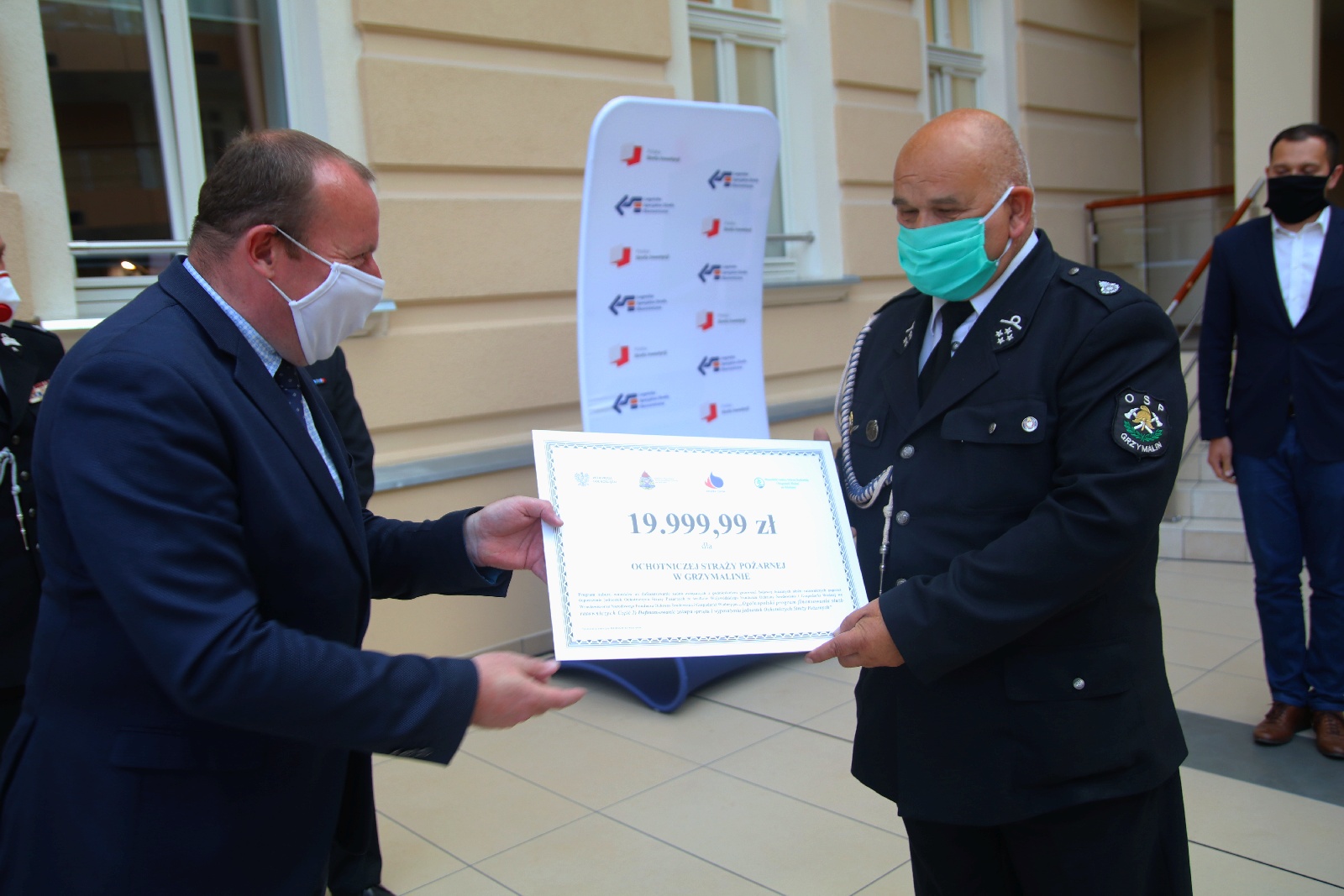 Wręczenie promes dla Ochotniczych Straży Pożarnych