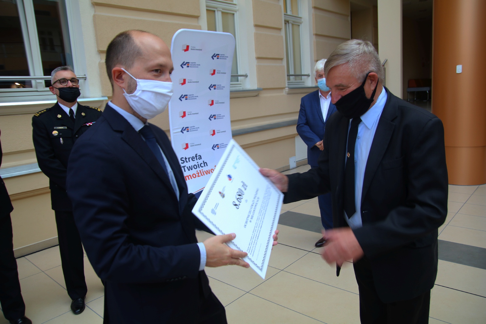 Wręczenie promes dla Ochotniczych Straży Pożarnych