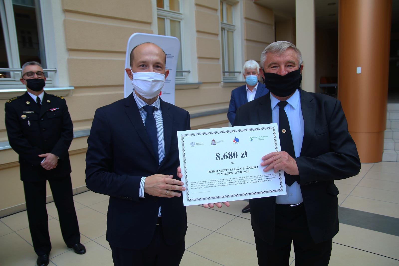 Wręczenie promes dla Ochotniczych Straży Pożarnych