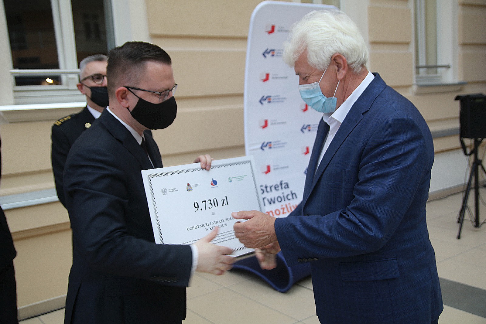 Wręczenie promes dla Ochotniczych Straży Pożarnych