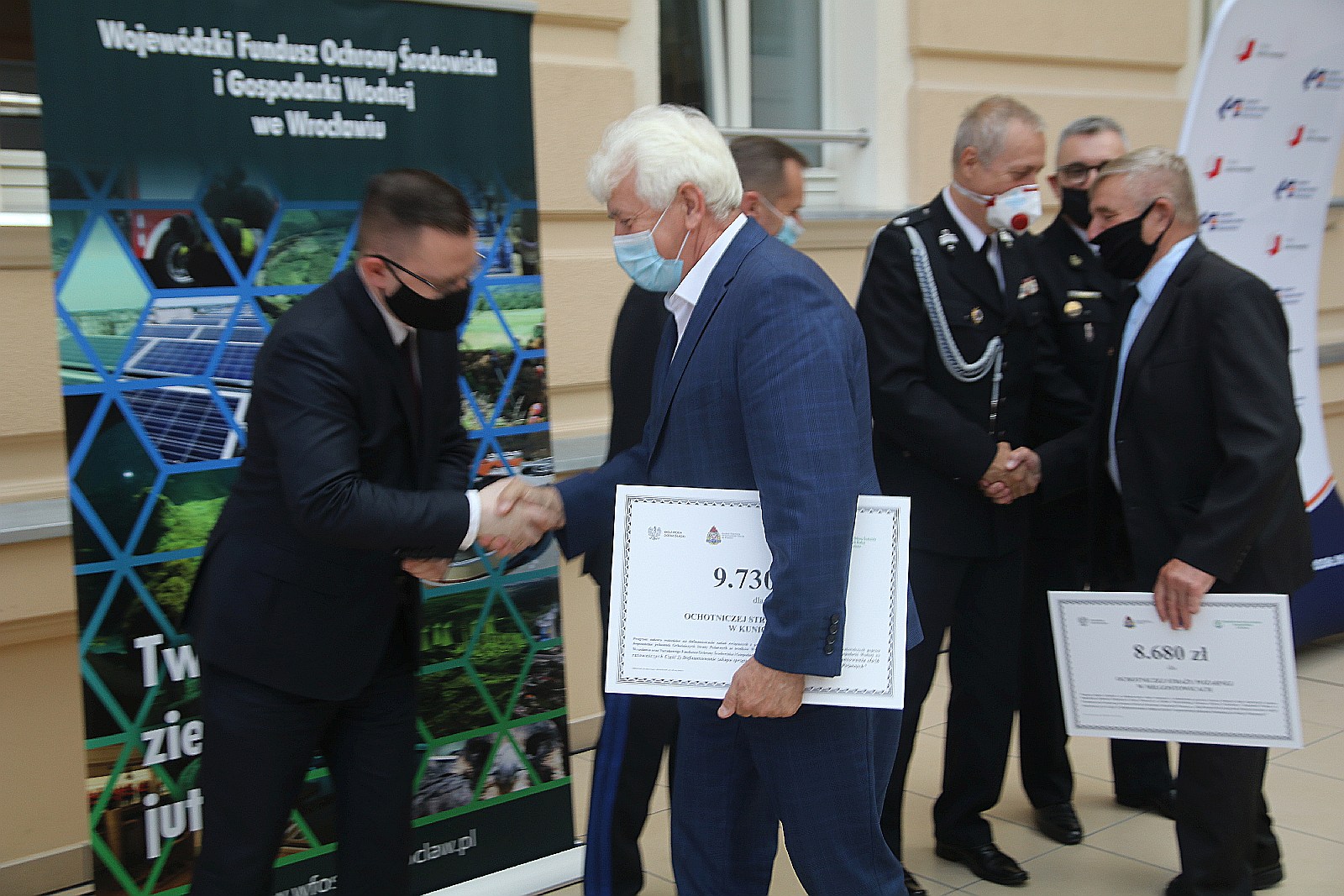 Wręczenie promes dla Ochotniczych Straży Pożarnych