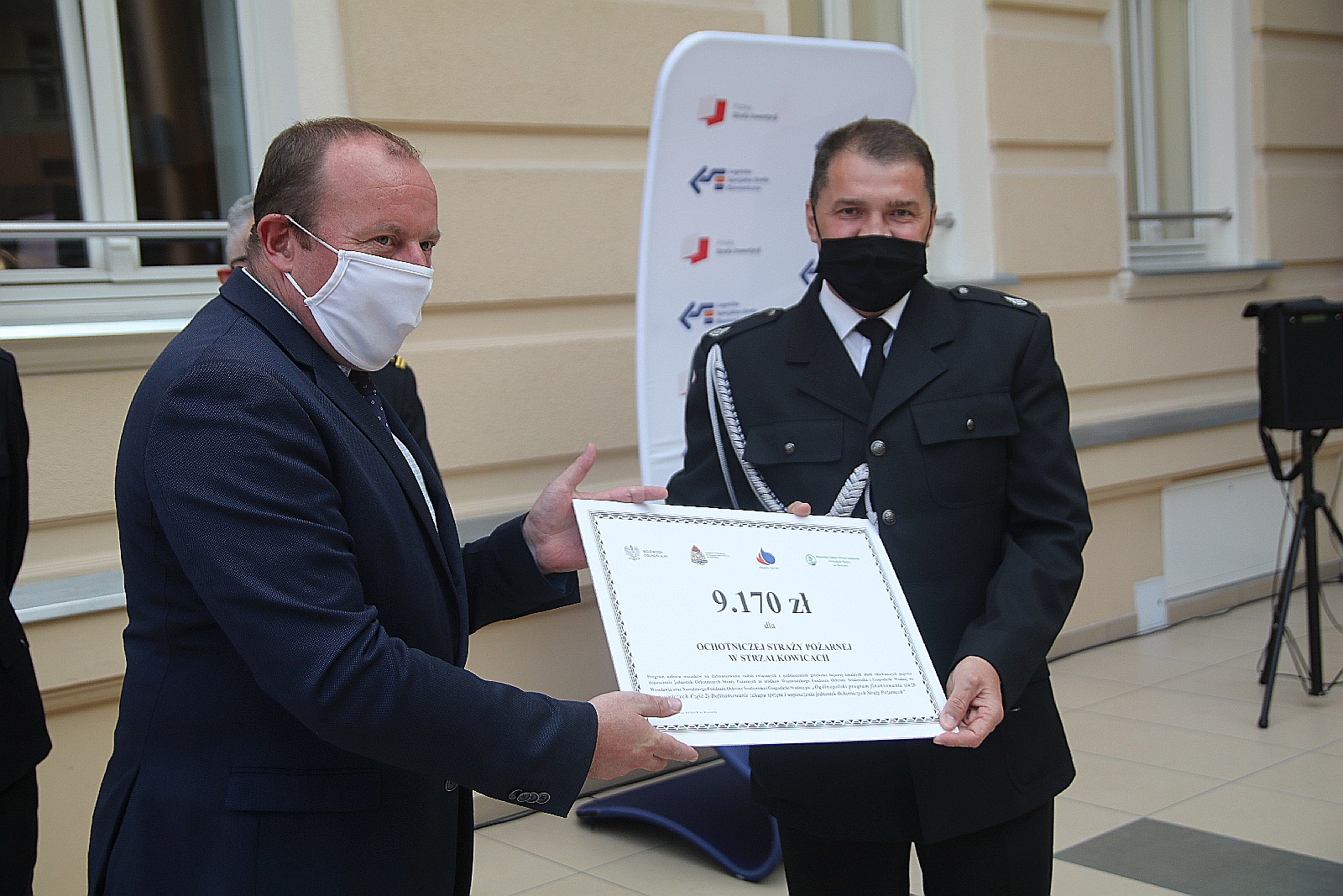 Wręczenie promes dla Ochotniczych Straży Pożarnych