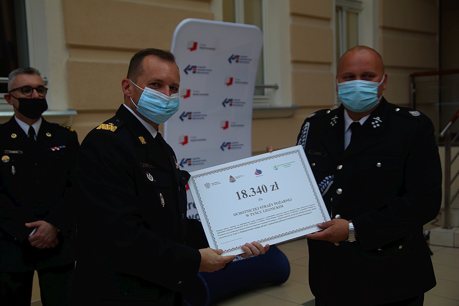 Wręczenie promes dla Ochotniczych Straży Pożarnych