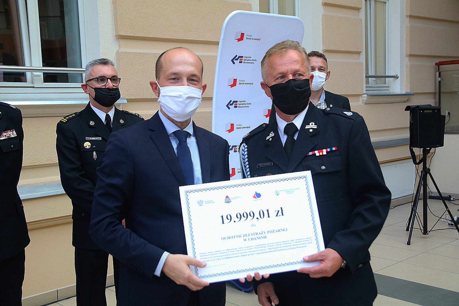 Wręczenie promes dla Ochotniczych Straży Pożarnych