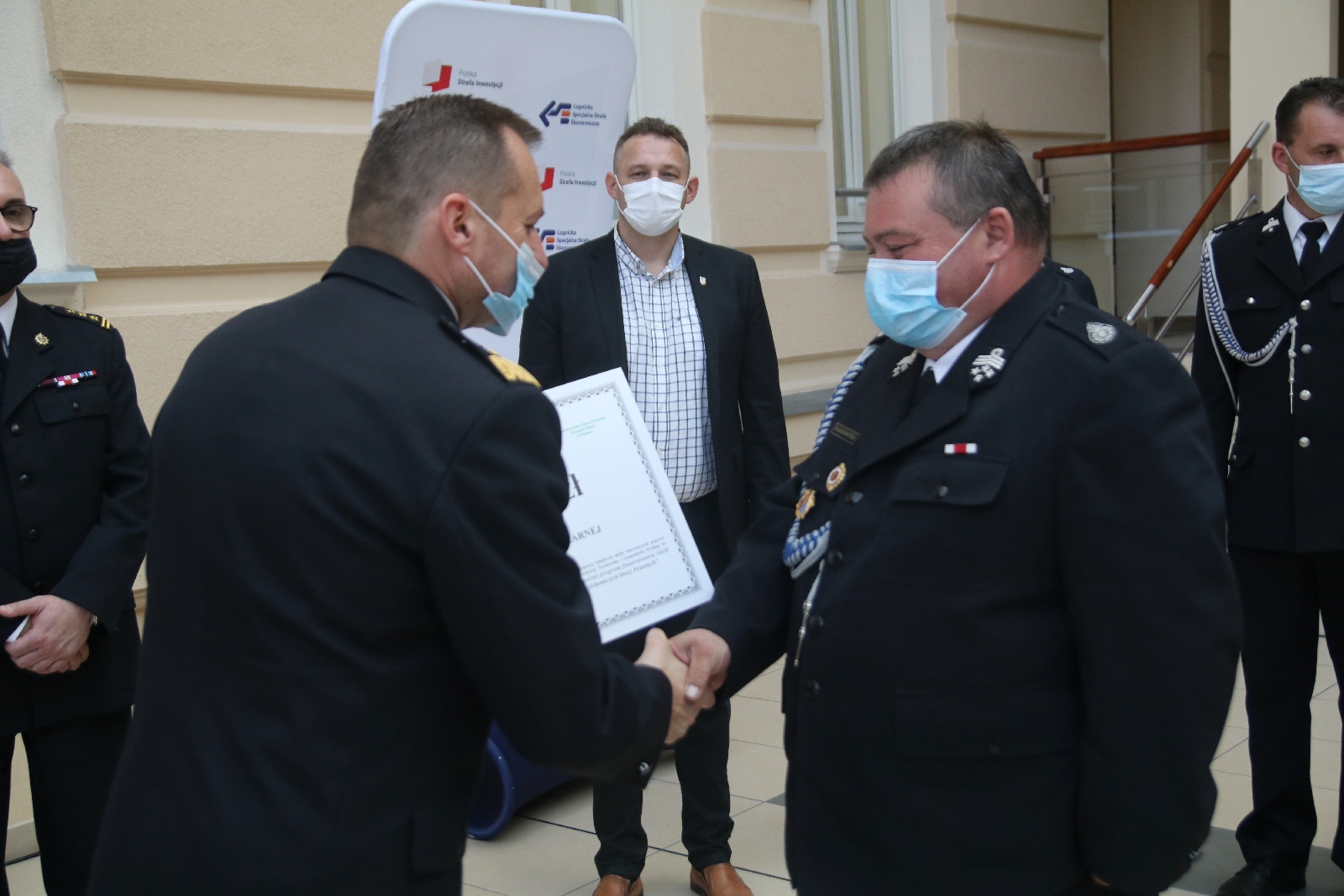 Wręczenie promes dla Ochotniczych Straży Pożarnych