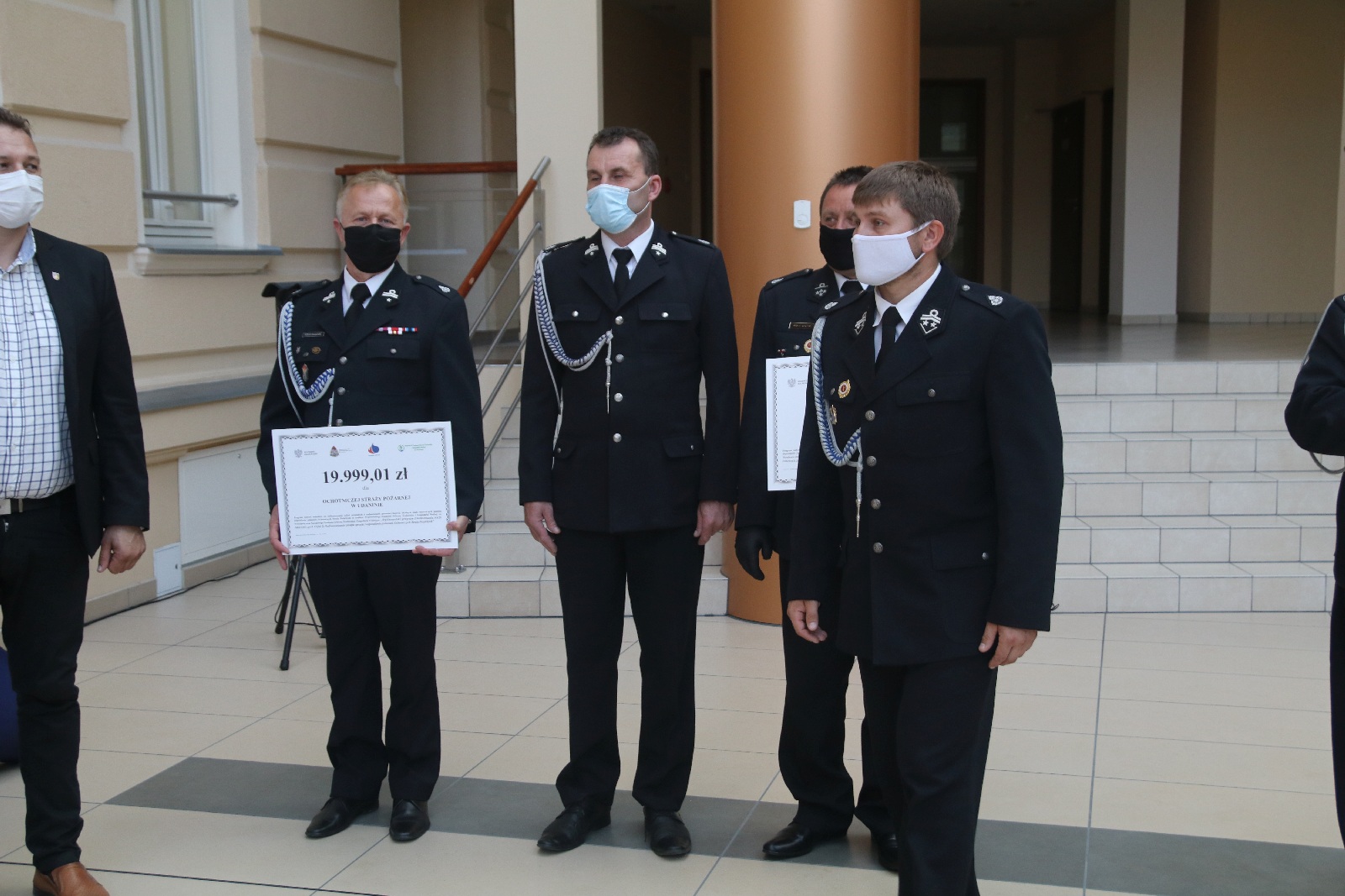 Wręczenie promes dla Ochotniczych Straży Pożarnych