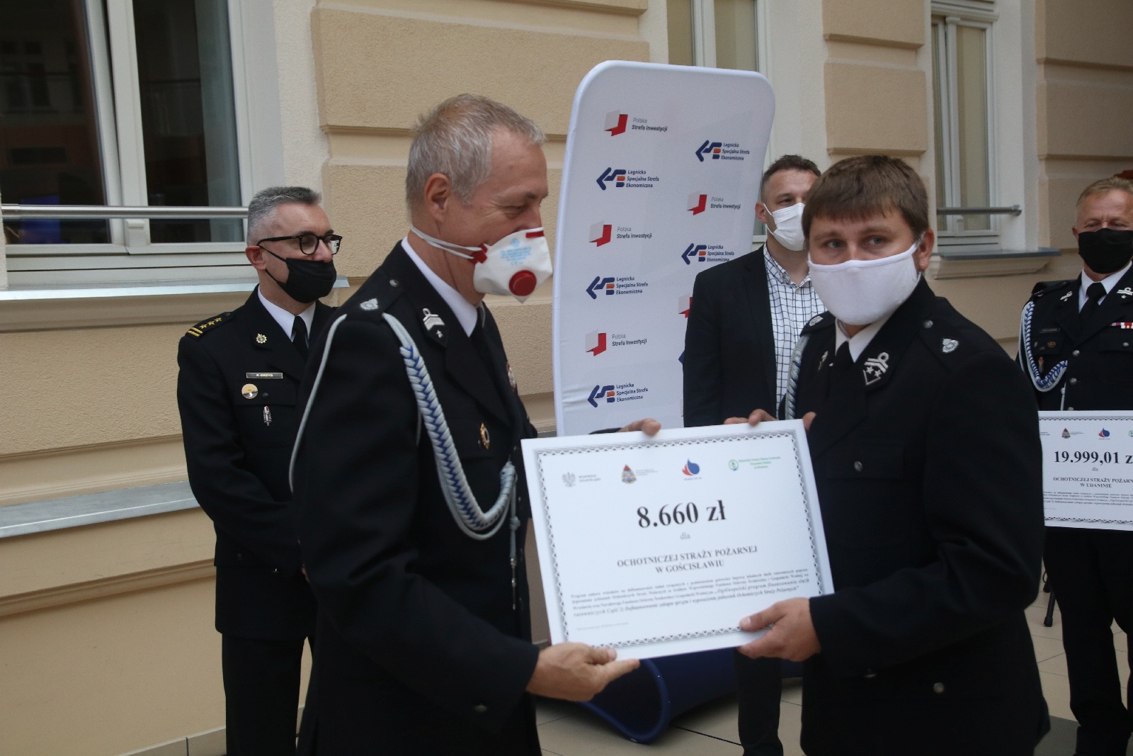 Wręczenie promes dla Ochotniczych Straży Pożarnych