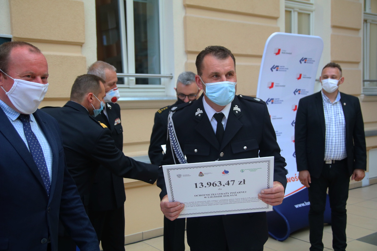 Wręczenie promes dla Ochotniczych Straży Pożarnych