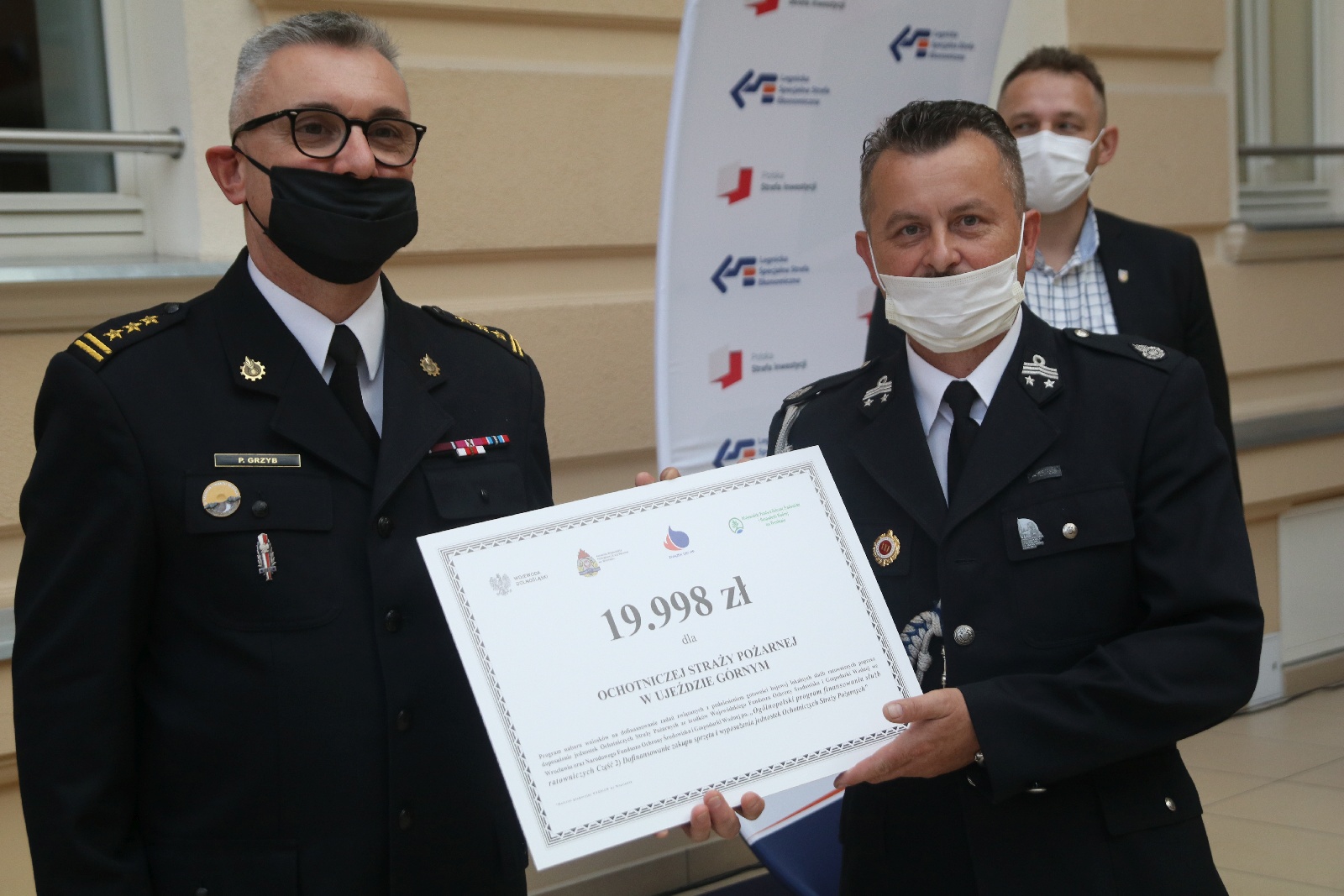 Wręczenie promes dla Ochotniczych Straży Pożarnych