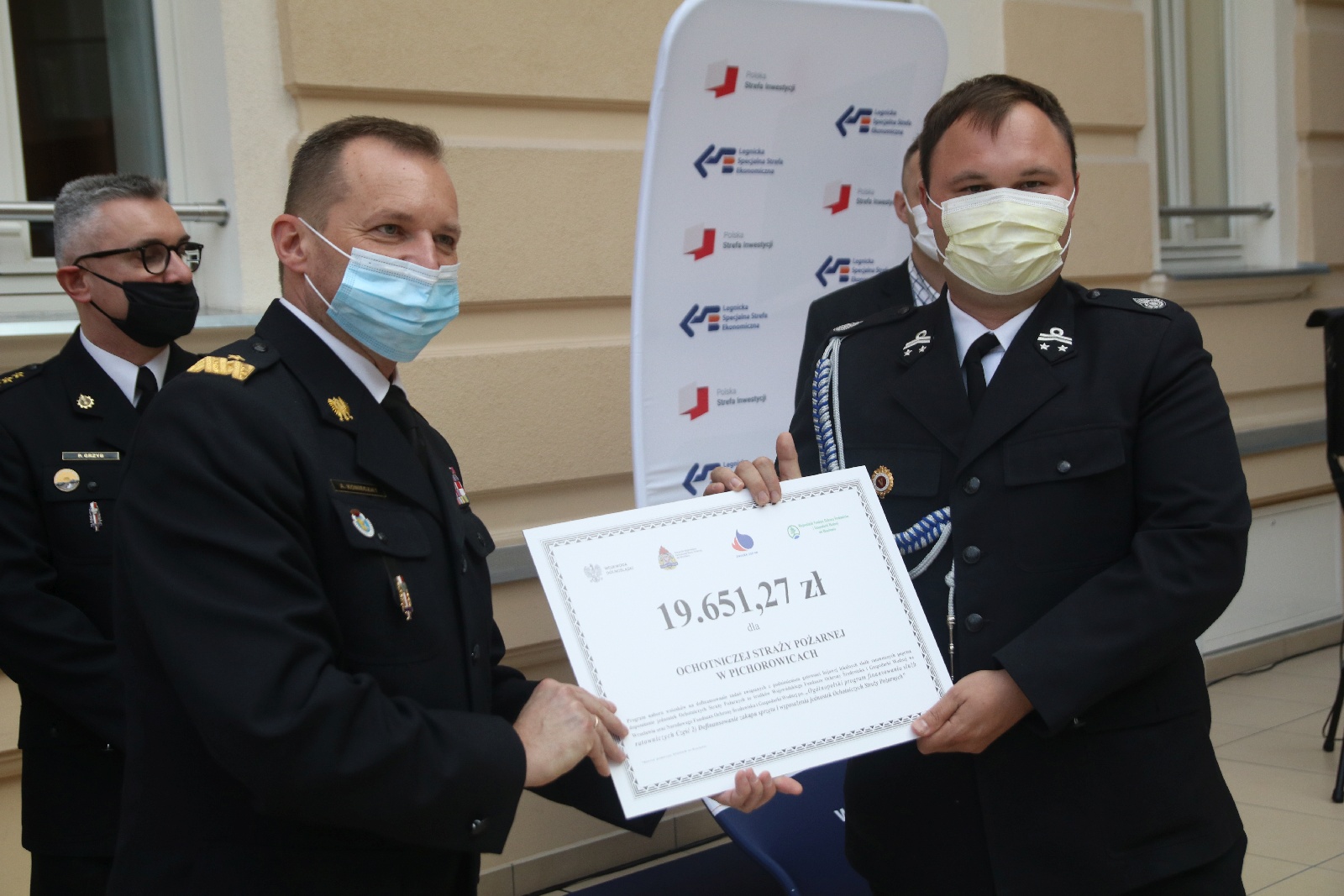 Wręczenie promes dla Ochotniczych Straży Pożarnych