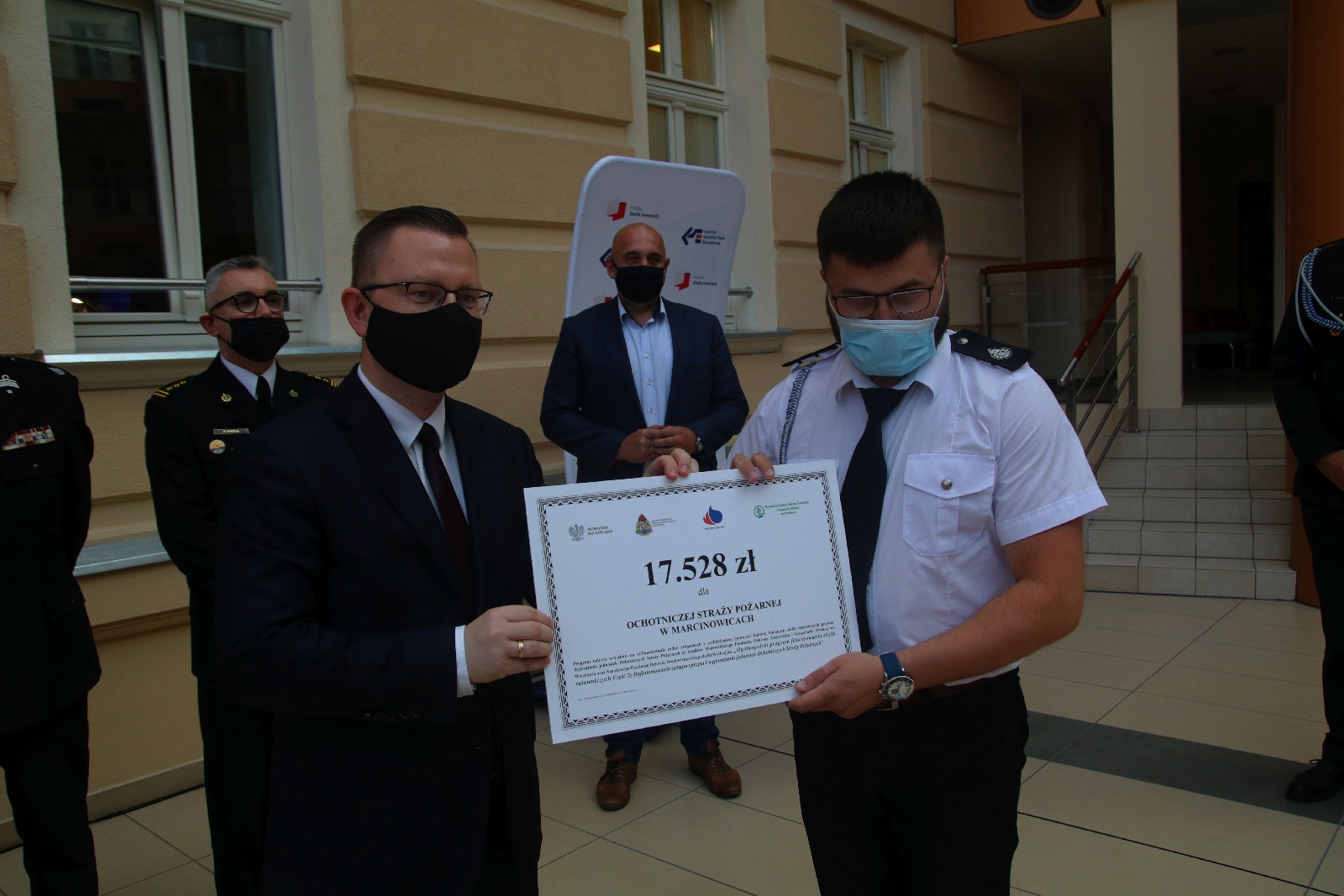 Wręczenie promes dla Ochotniczych Straży Pożarnych