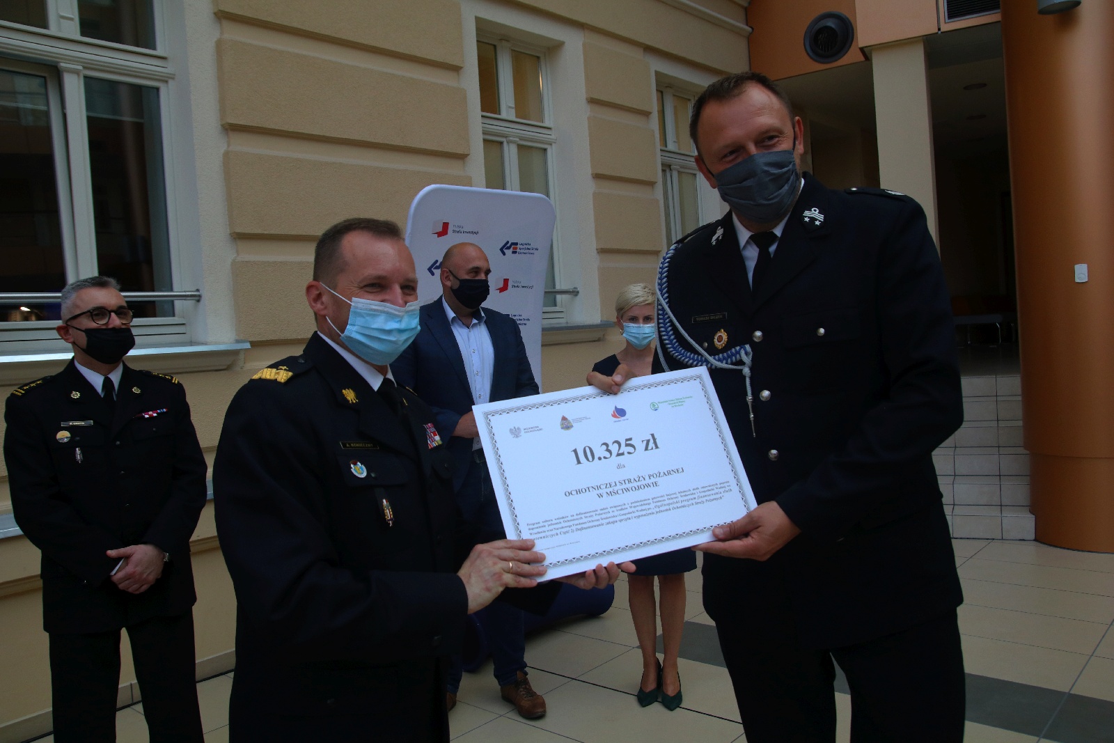 Wręczenie promes dla Ochotniczych Straży Pożarnych