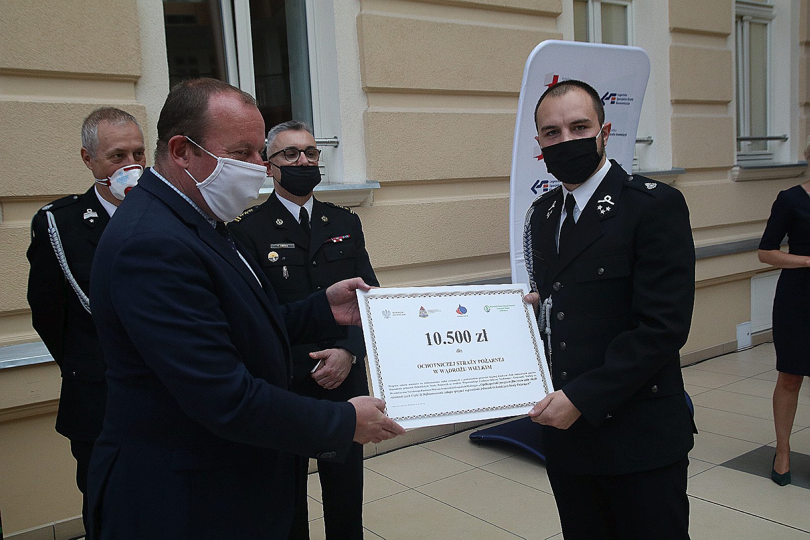 Wręczenie promes dla Ochotniczych Straży Pożarnych