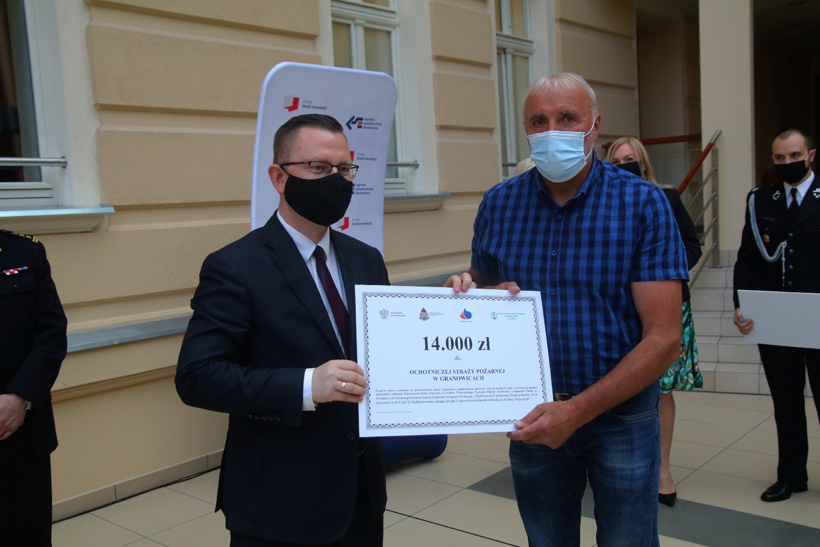 Wręczenie promes dla Ochotniczych Straży Pożarnych