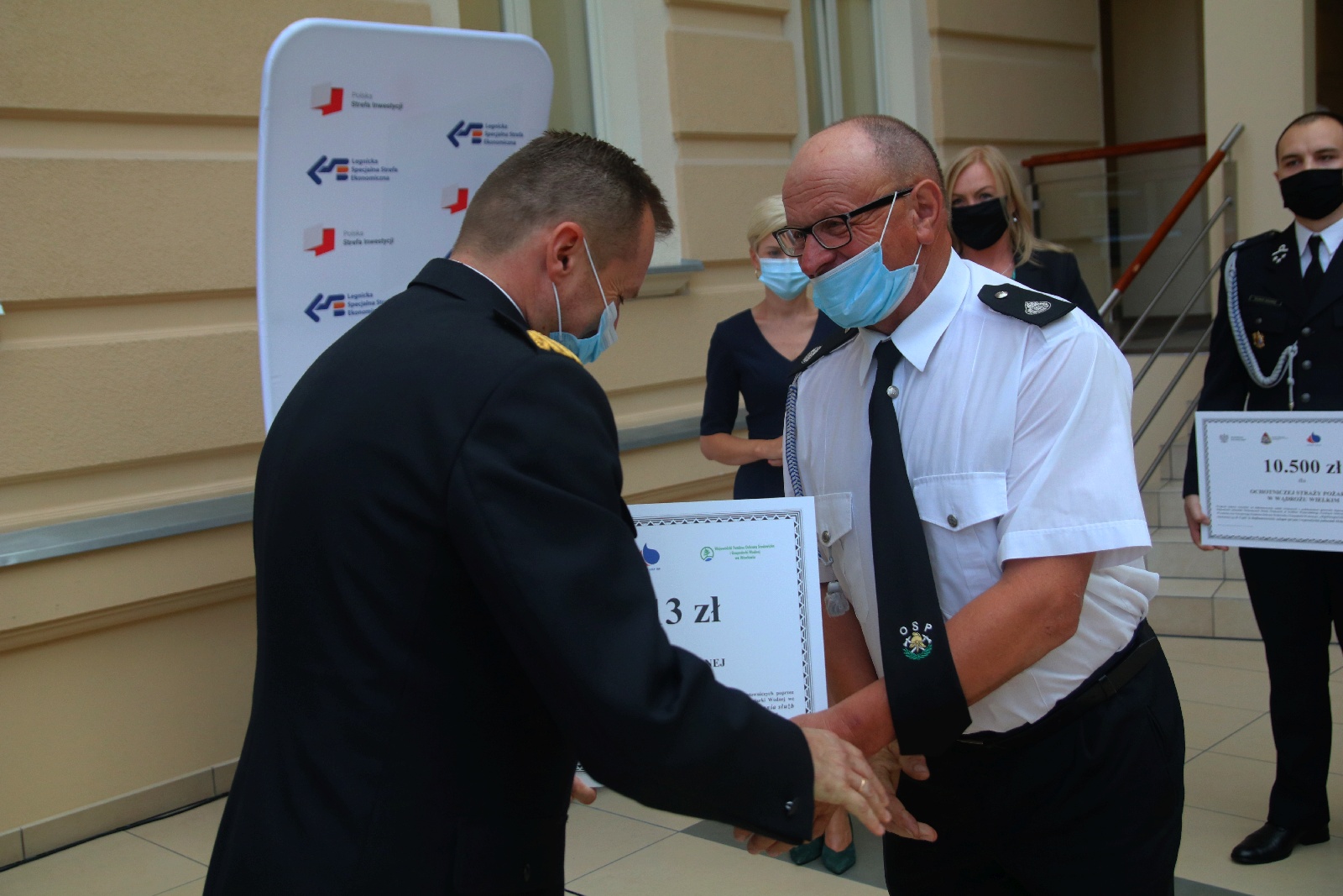 Wręczenie promes dla Ochotniczych Straży Pożarnych