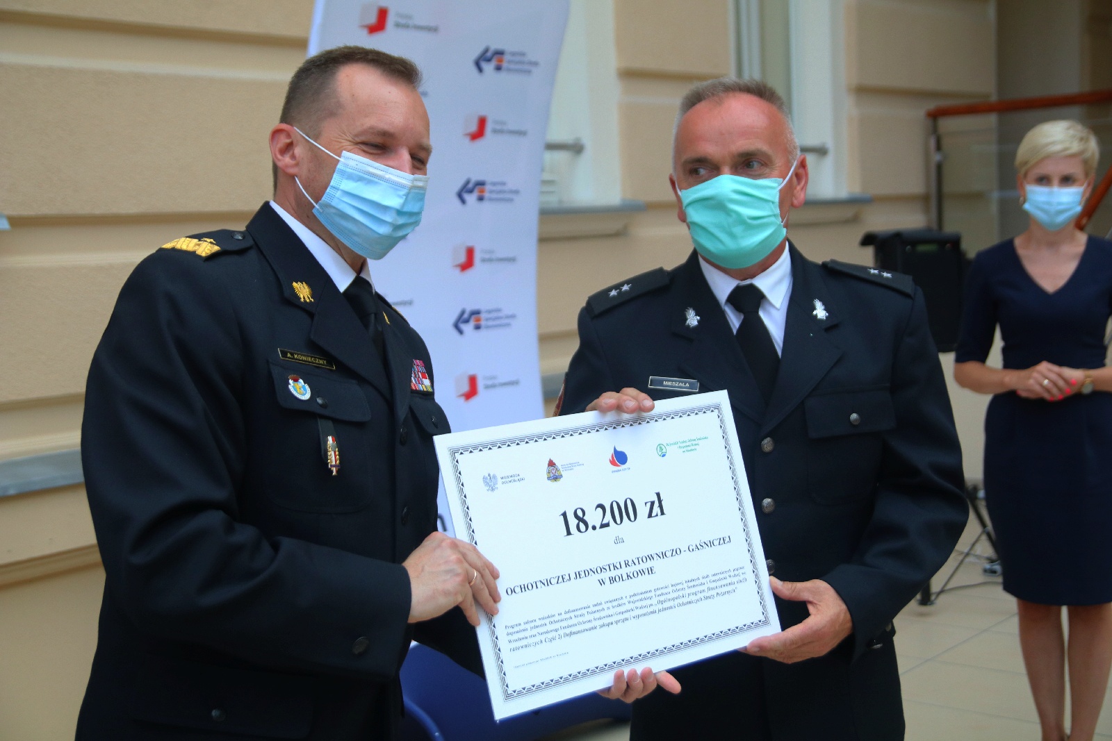 Wręczenie promes dla Ochotniczych Straży Pożarnych