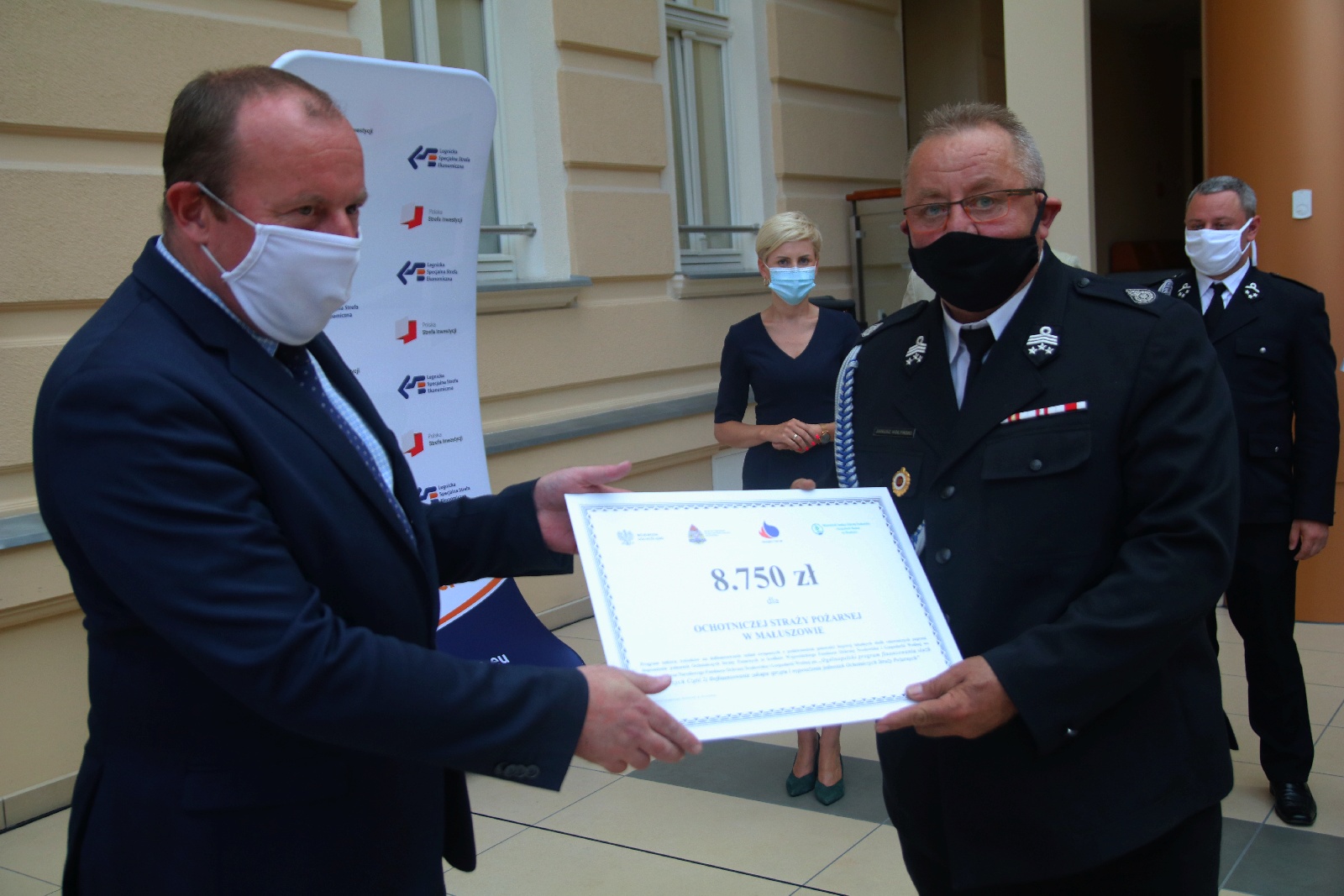 Wręczenie promes dla Ochotniczych Straży Pożarnych