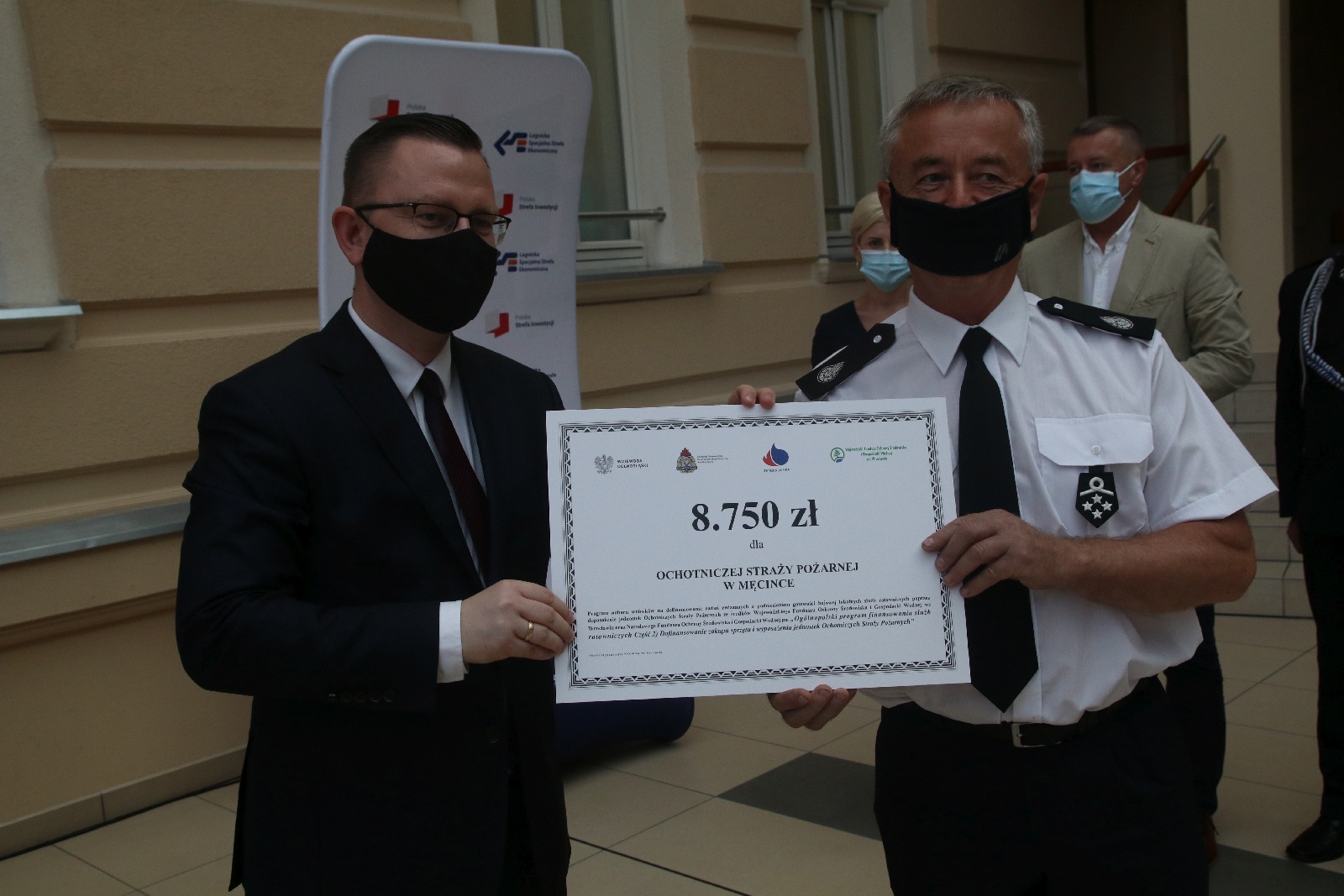 Wręczenie promes dla Ochotniczych Straży Pożarnych