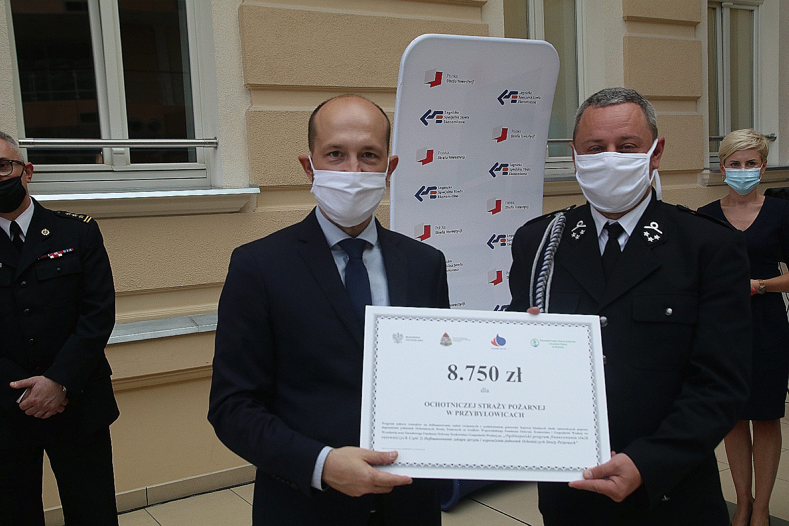 Wręczenie promes dla Ochotniczych Straży Pożarnych