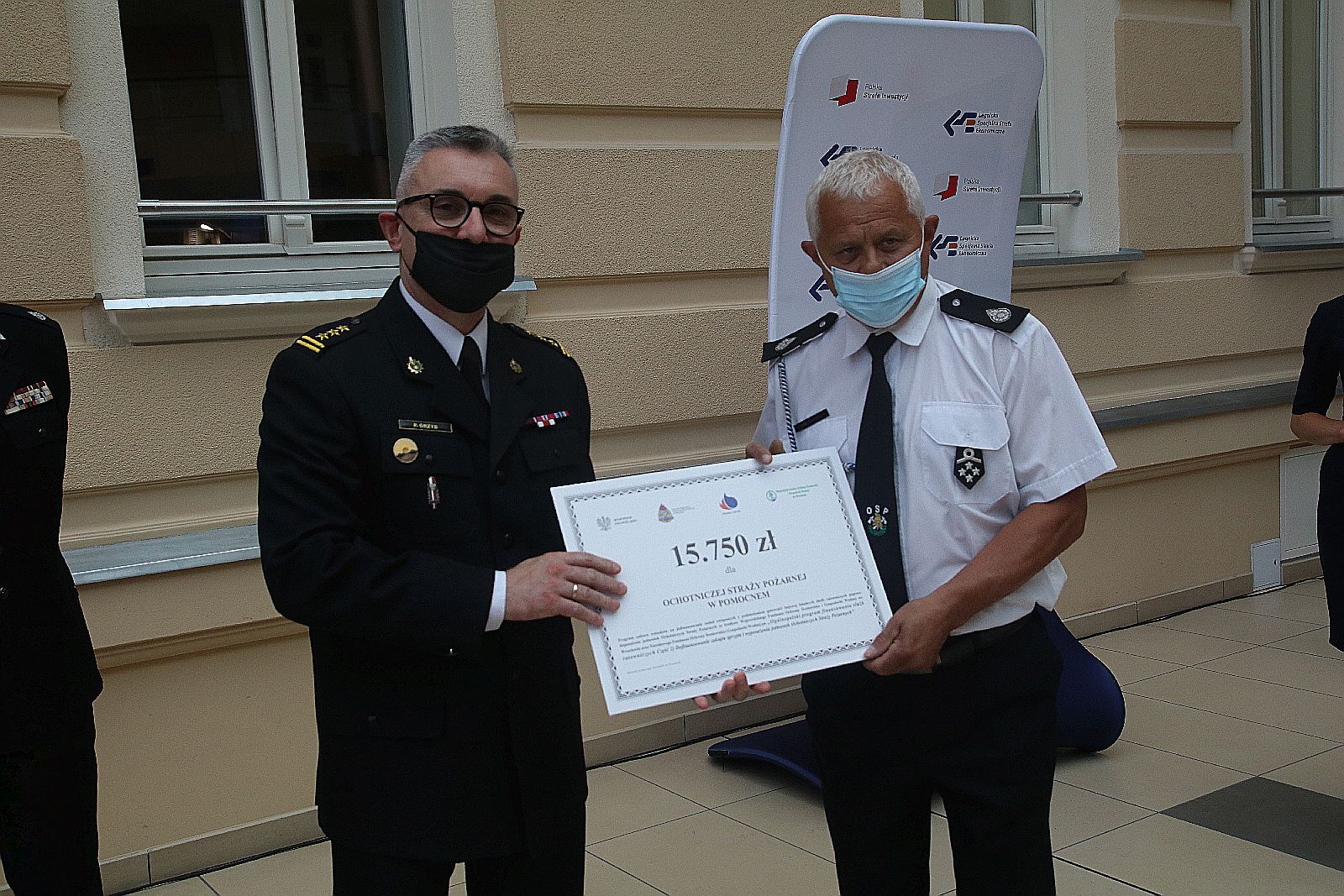 Wręczenie promes dla Ochotniczych Straży Pożarnych