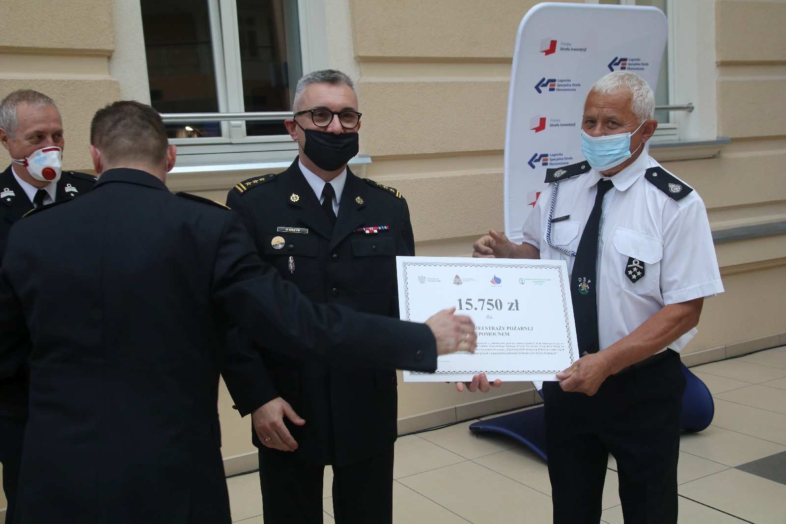 Wręczenie promes dla Ochotniczych Straży Pożarnych