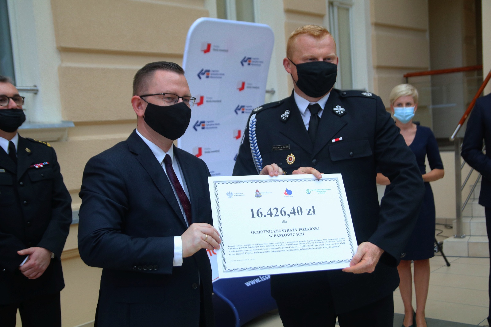 Wręczenie promes dla Ochotniczych Straży Pożarnych