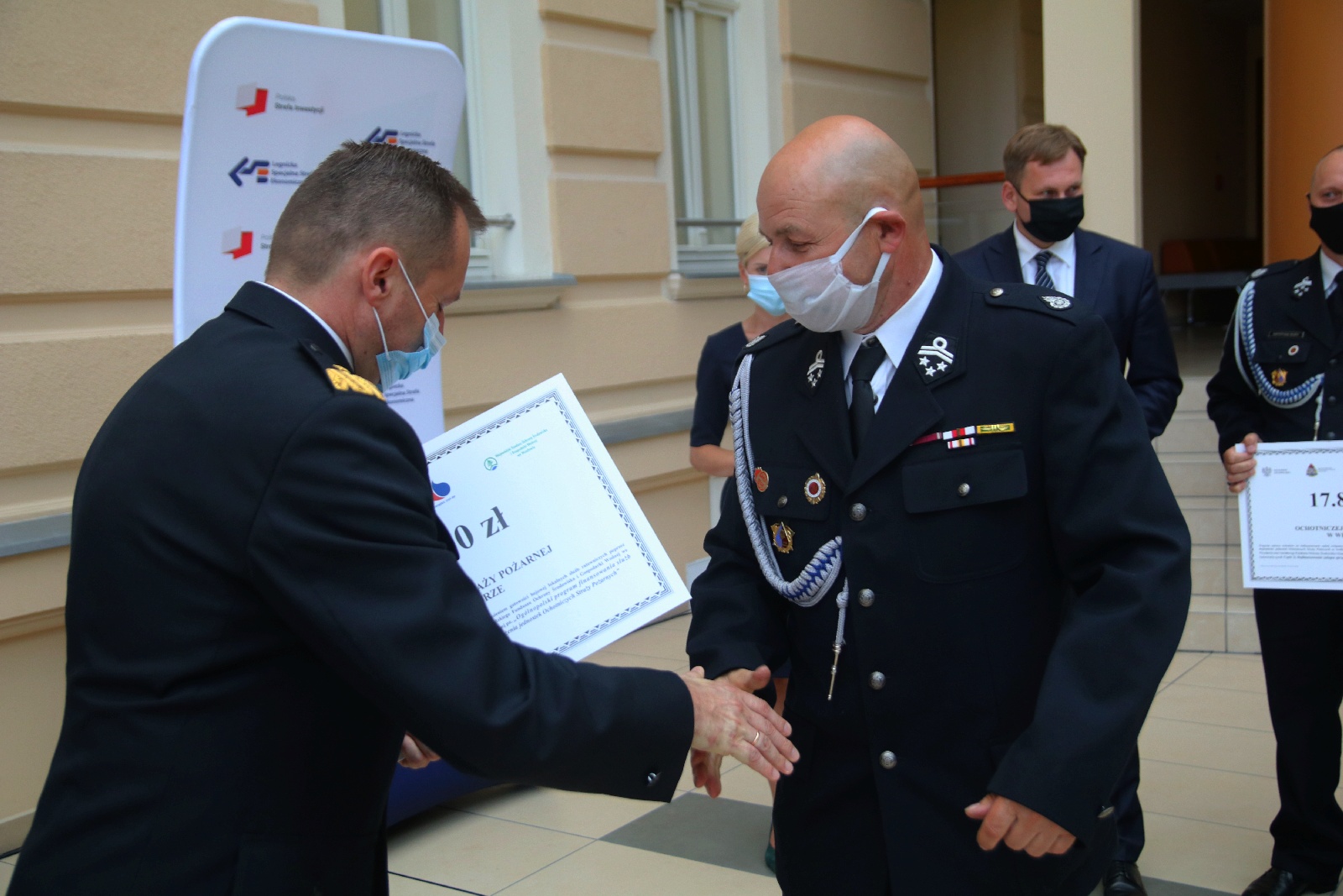 Wręczenie promes dla Ochotniczych Straży Pożarnych