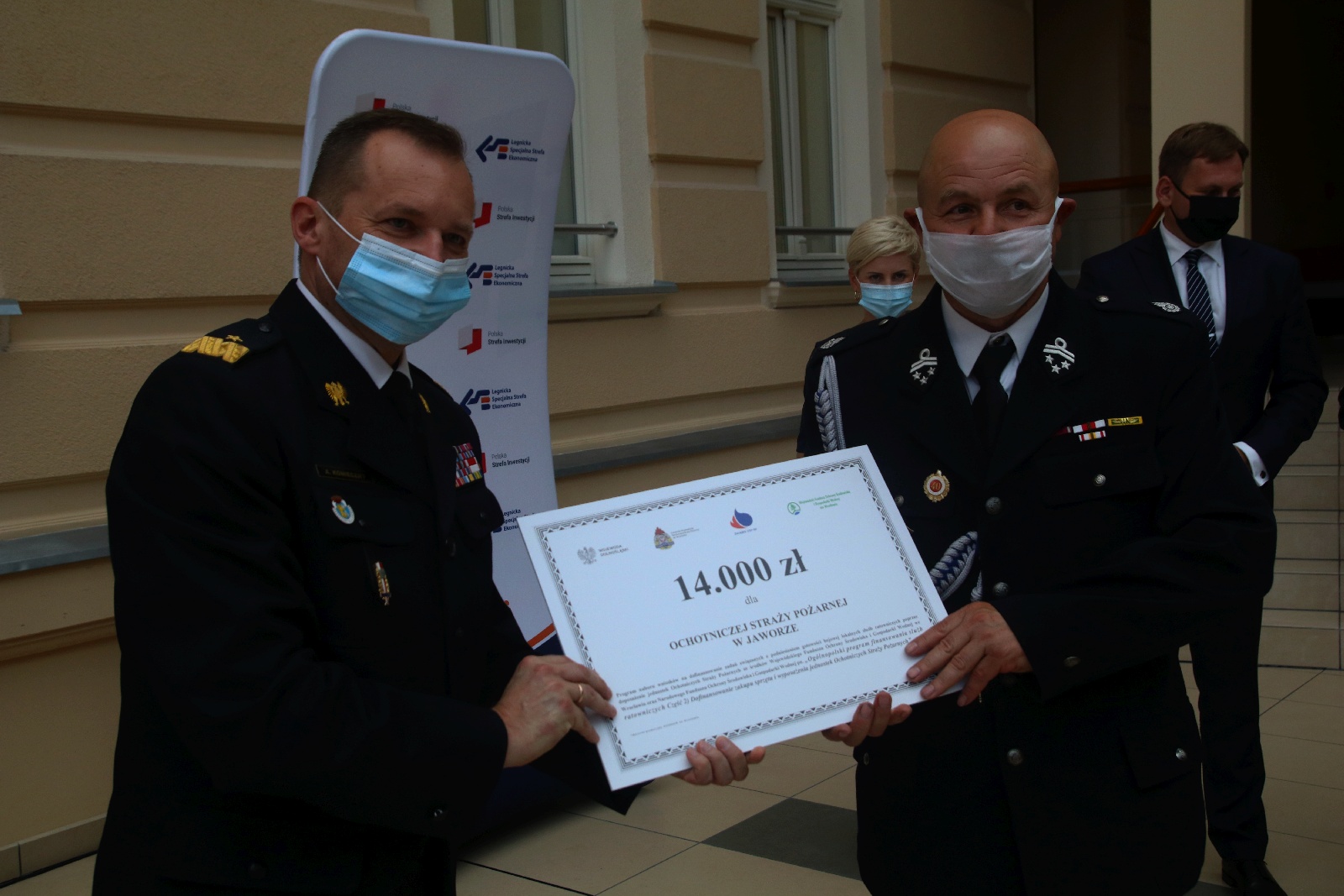 Wręczenie promes dla Ochotniczych Straży Pożarnych