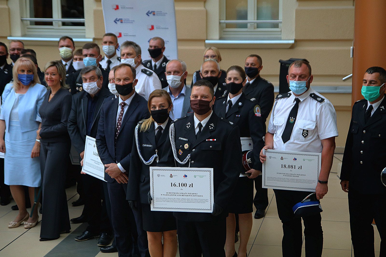 Wręczenie promes dla Ochotniczych Straży Pożarnych