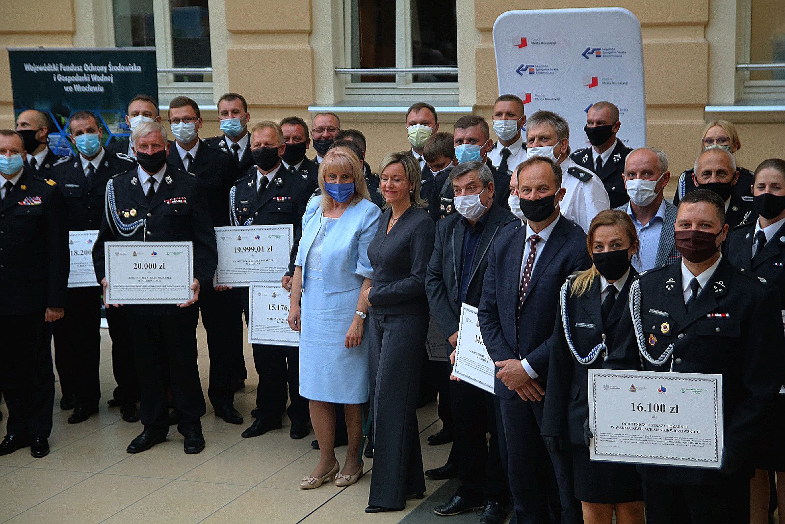 Wręczenie promes dla Ochotniczych Straży Pożarnych