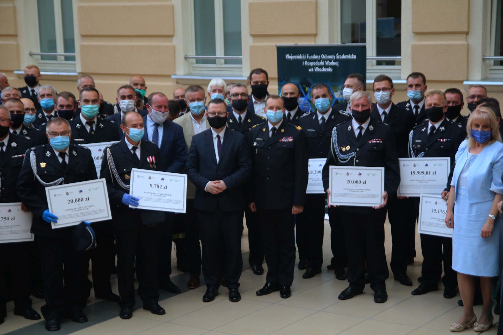 Wręczenie promes dla Ochotniczych Straży Pożarnych