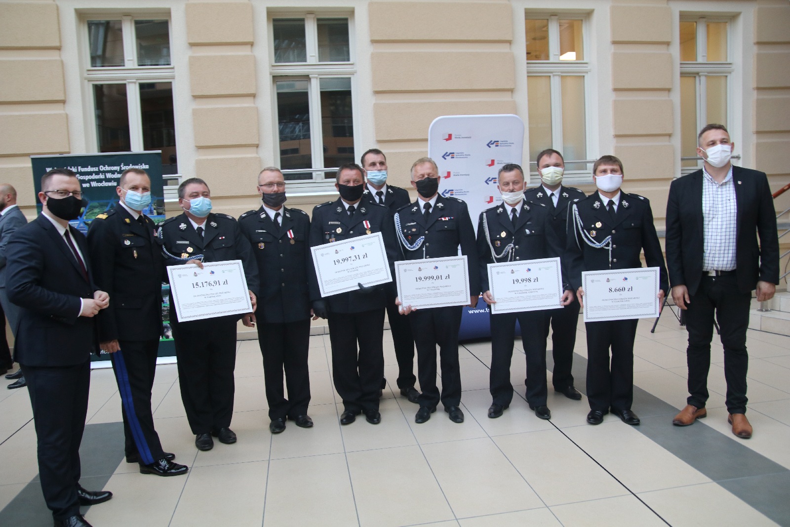 Wręczenie promes dla Ochotniczych Straży Pożarnych