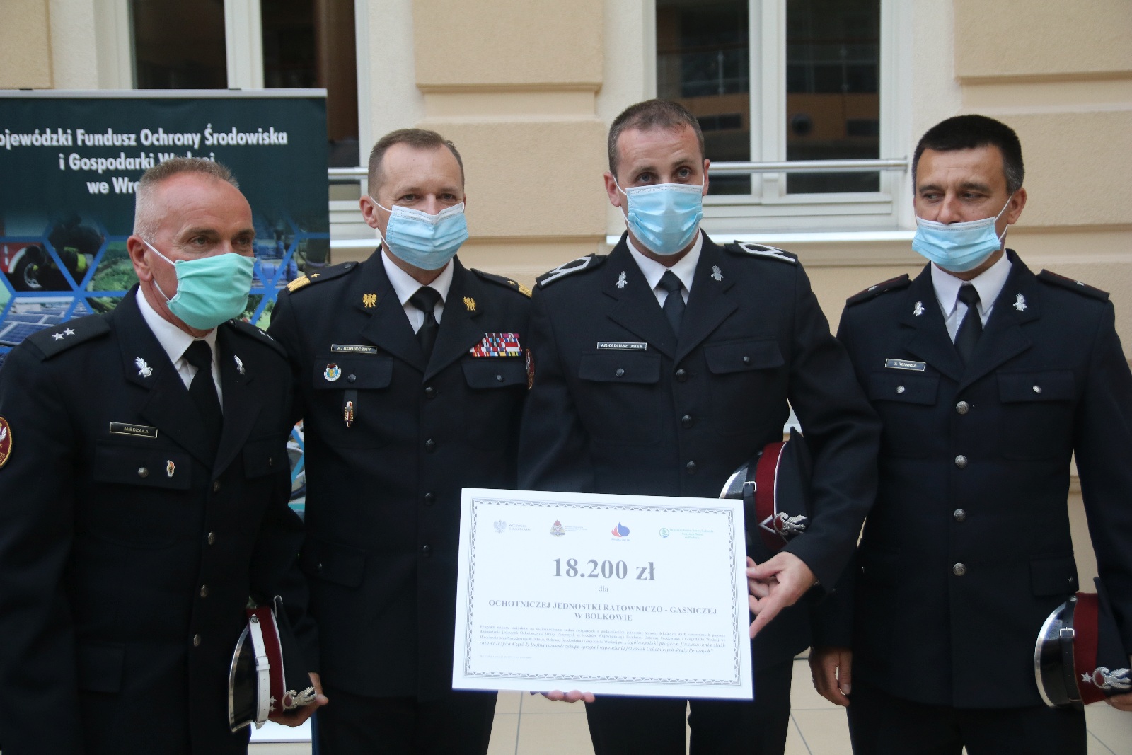 Wręczenie promes dla Ochotniczych Straży Pożarnych