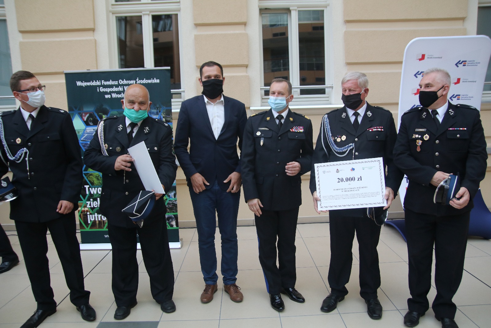 Wręczenie promes dla Ochotniczych Straży Pożarnych