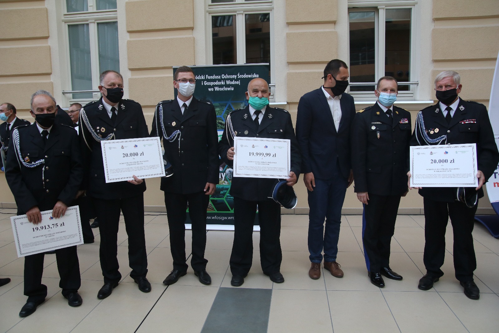 Wręczenie promes dla Ochotniczych Straży Pożarnych