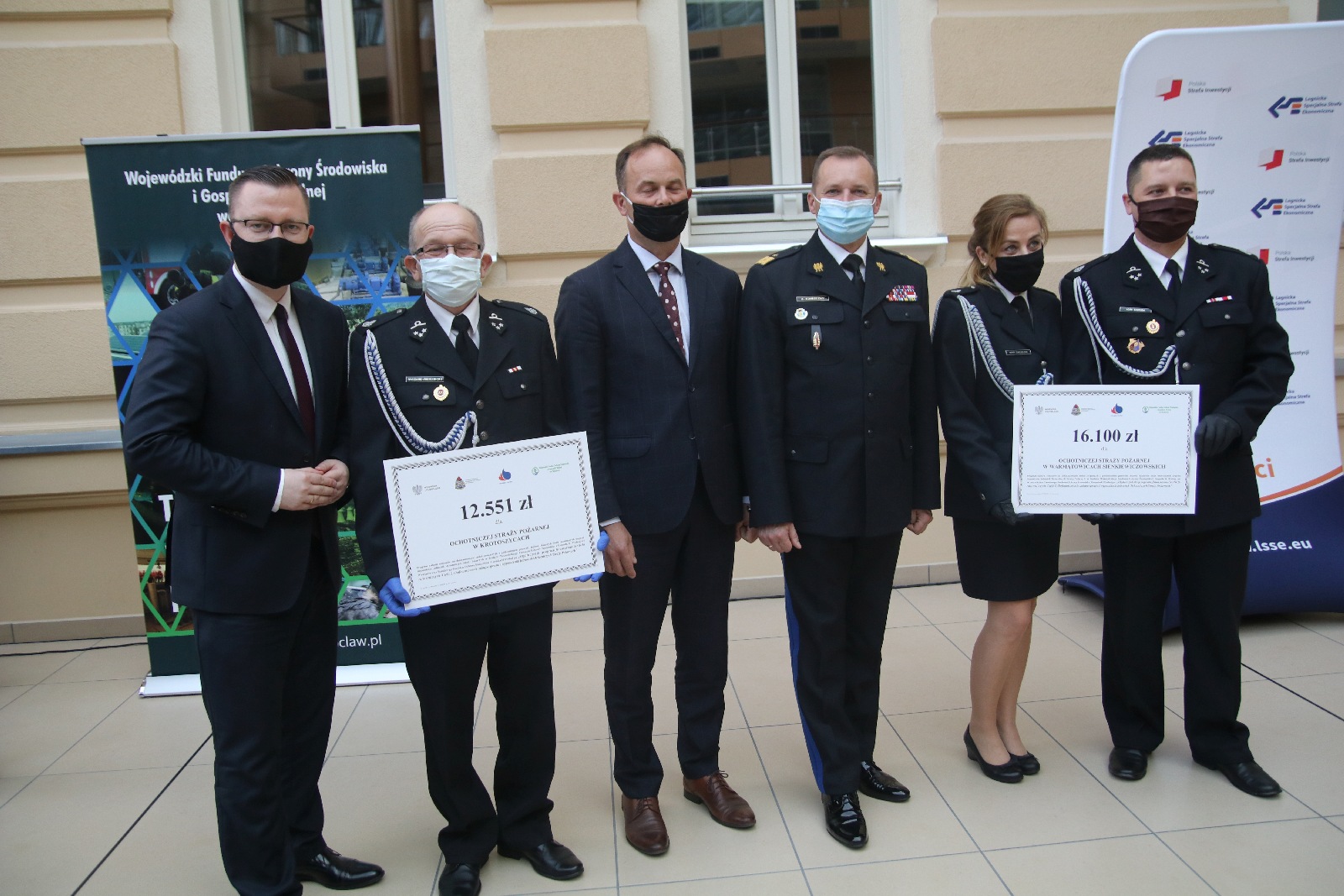 Wręczenie promes dla Ochotniczych Straży Pożarnych