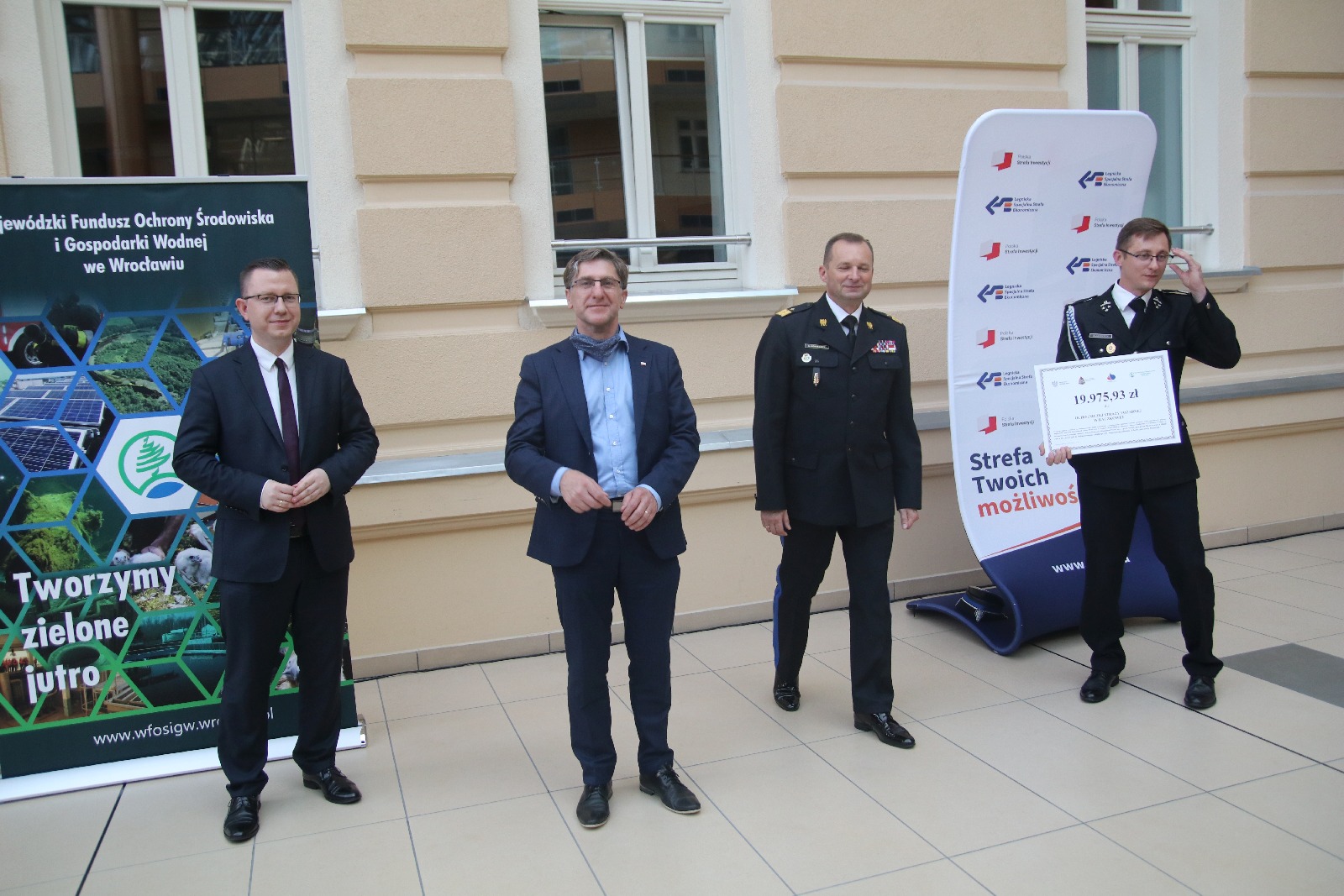 Wręczenie promes dla Ochotniczych Straży Pożarnych