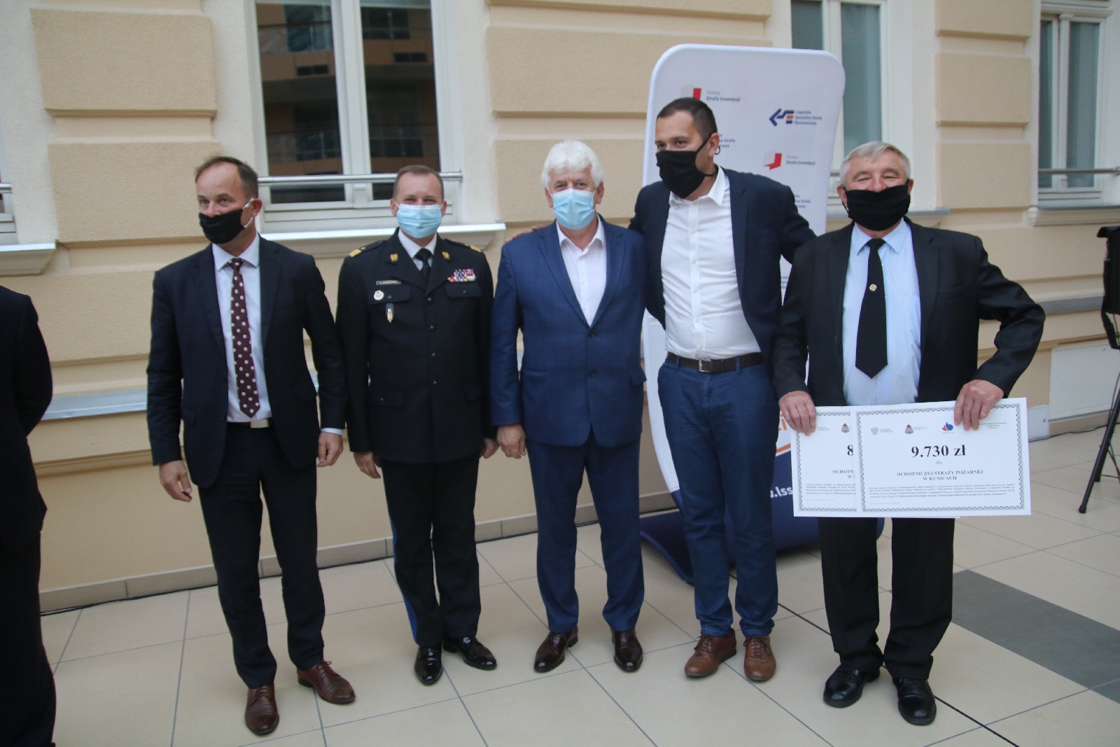 Wręczenie promes dla Ochotniczych Straży Pożarnych