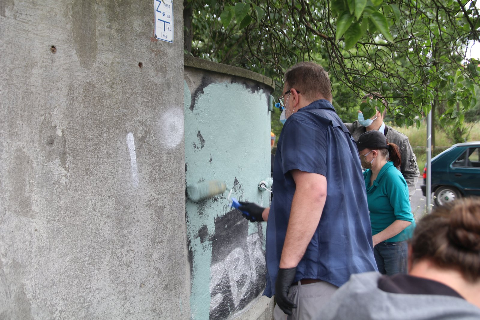 Pędzlami i farbą walczyli z mową nienawiści