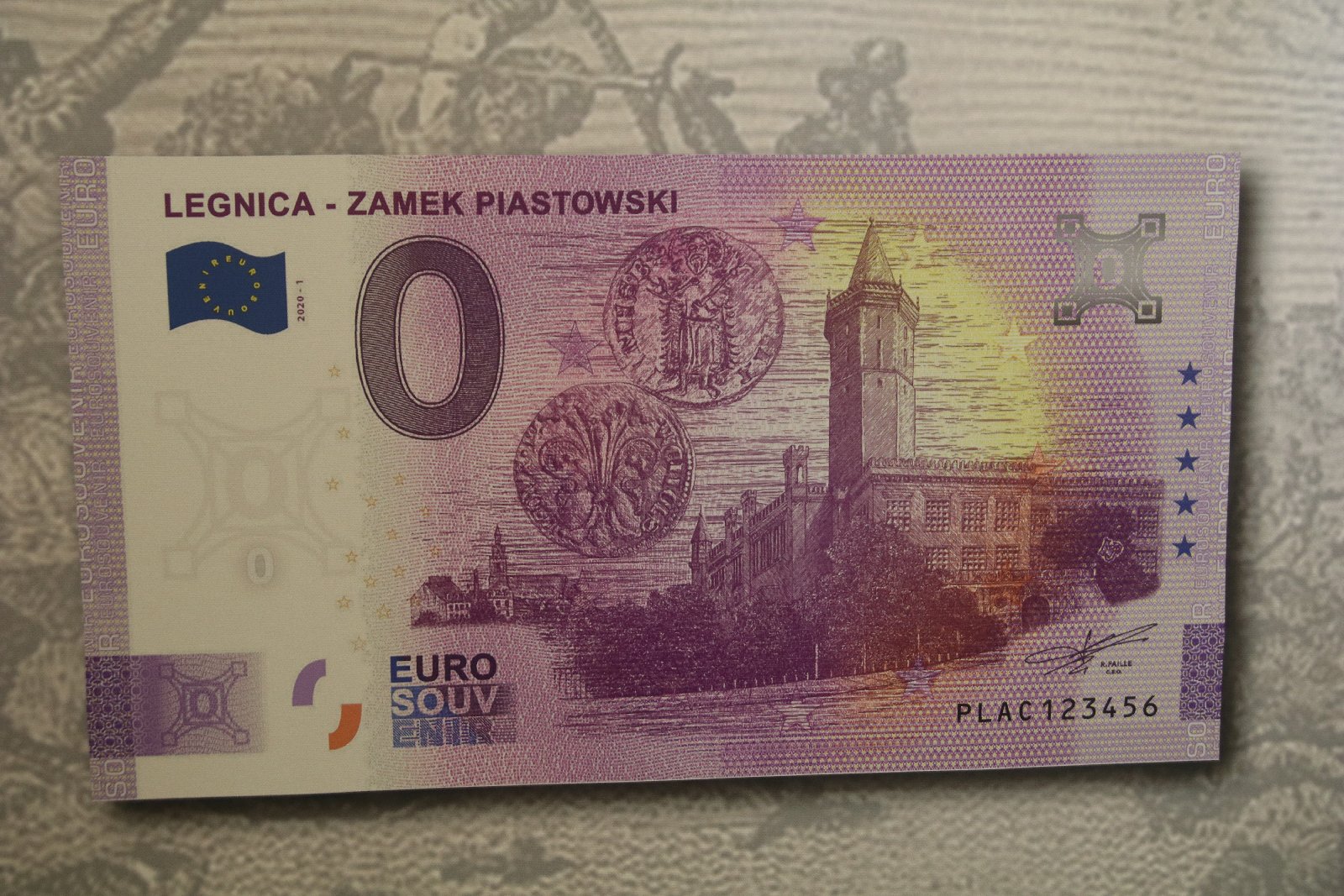 Promocja legnickiego banknotu pamiątkowego 0 Euro