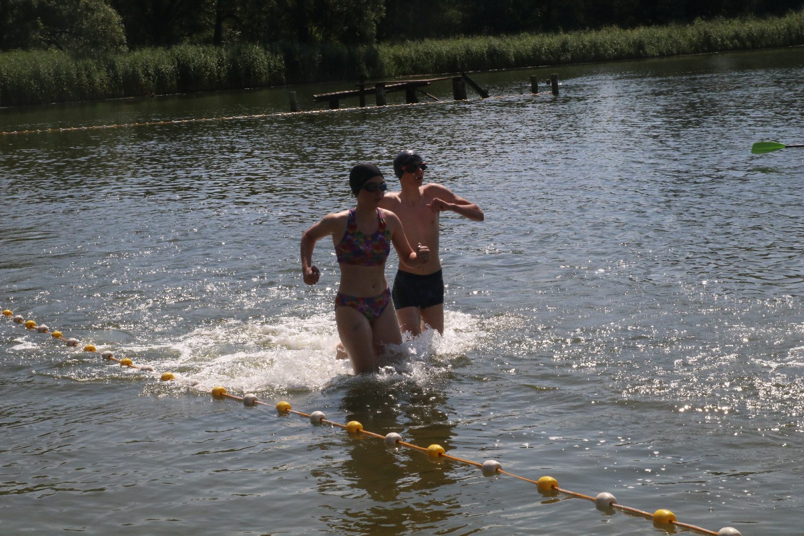 Zawody w Jezierzanach ,,Triathlon droga do sukcesu”
