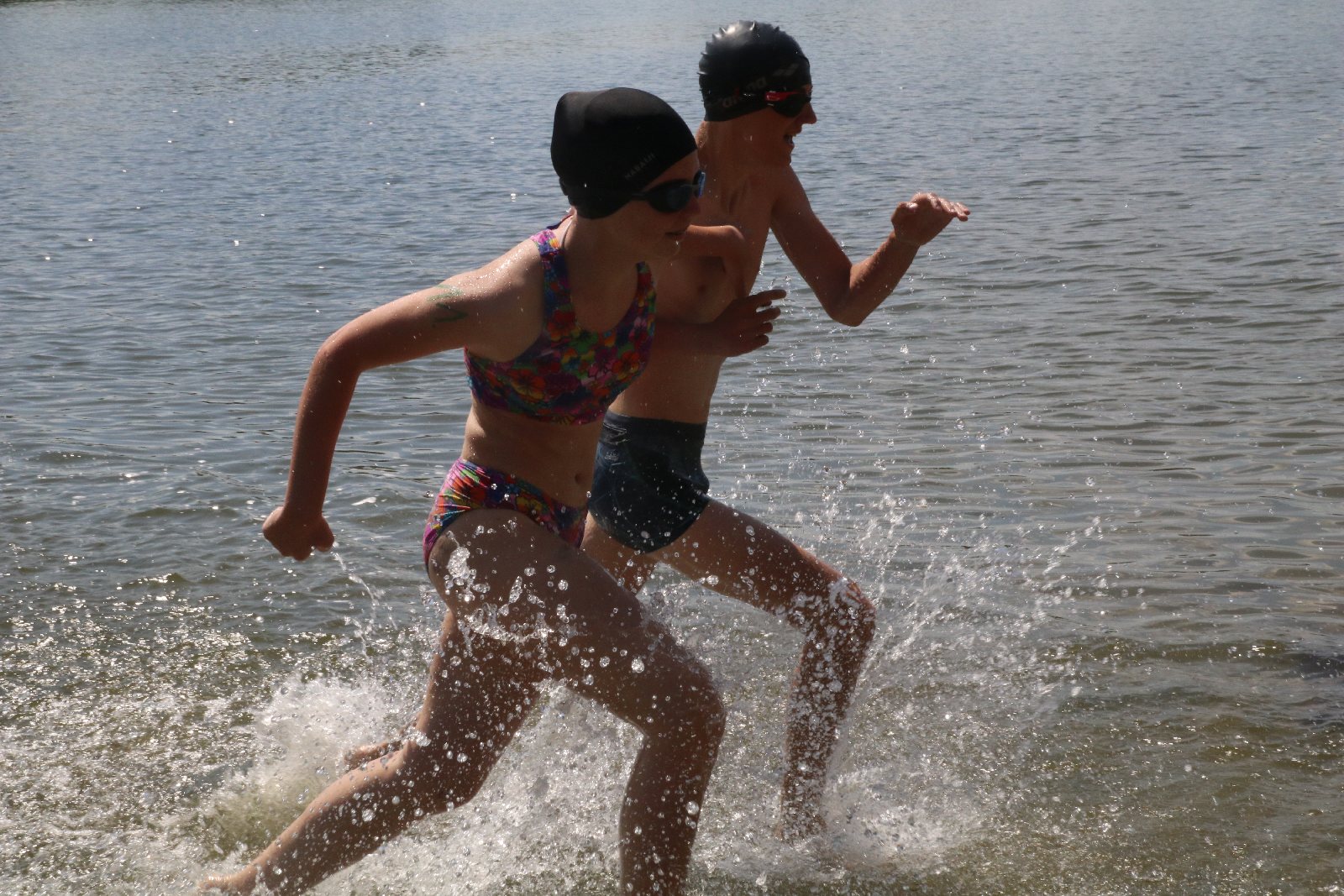 Zawody w Jezierzanach ,,Triathlon droga do sukcesu”
