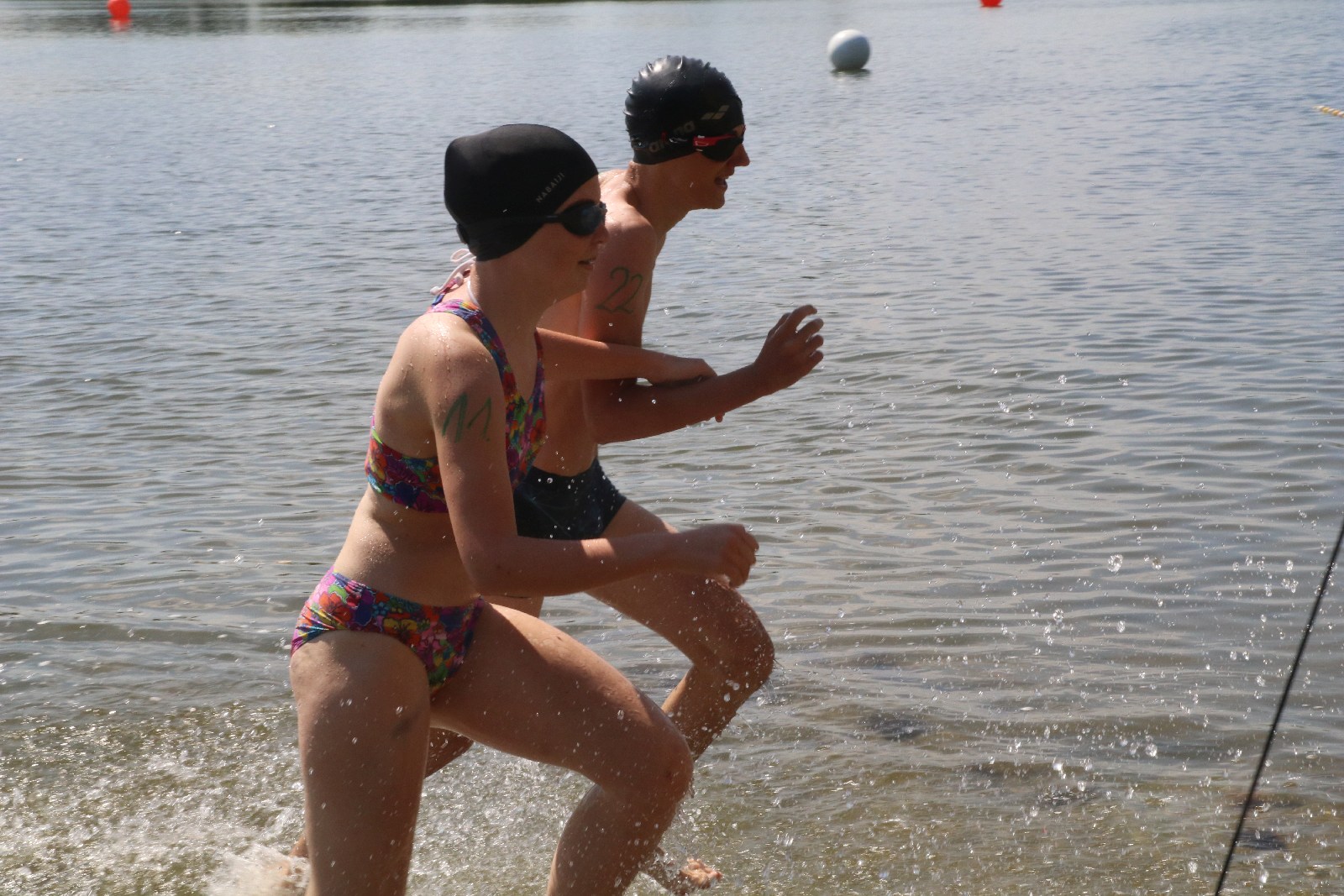 Zawody w Jezierzanach ,,Triathlon droga do sukcesu”
