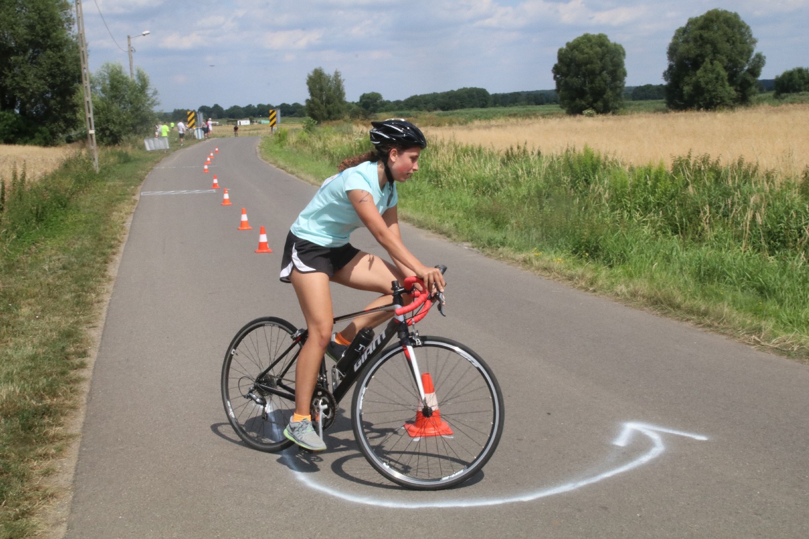 Zawody w Jezierzanach ,,Triathlon droga do sukcesu”
