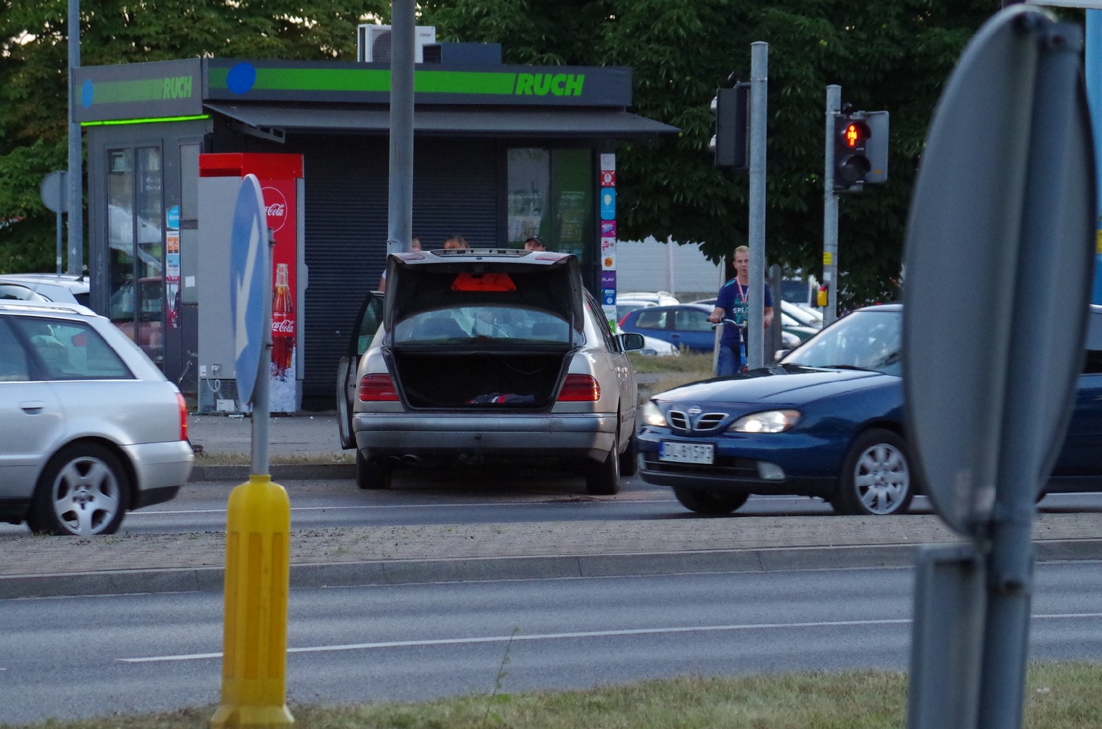 Wypadek na skrzyżowaniu ulic Rzeczypospolitej i Piłsudskiego