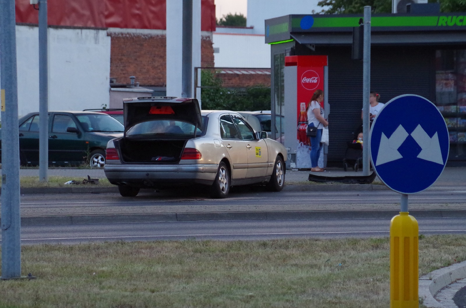 Wypadek na skrzyżowaniu ulic Rzeczypospolitej i Piłsudskiego