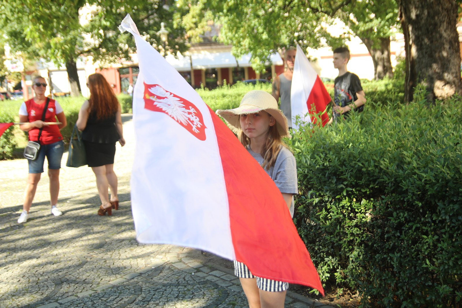 Zablokowali ruch na placu Wilsona aby oddać hołd powstańcom
