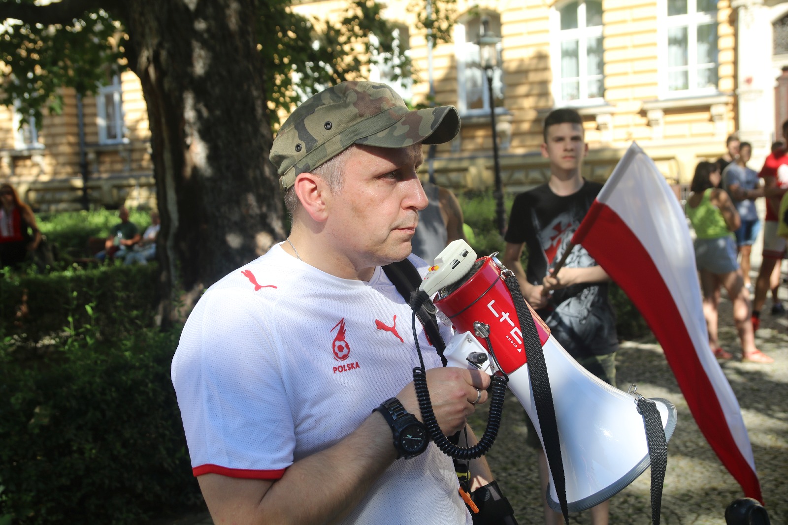 Zablokowali ruch na placu Wilsona aby oddać hołd powstańcom